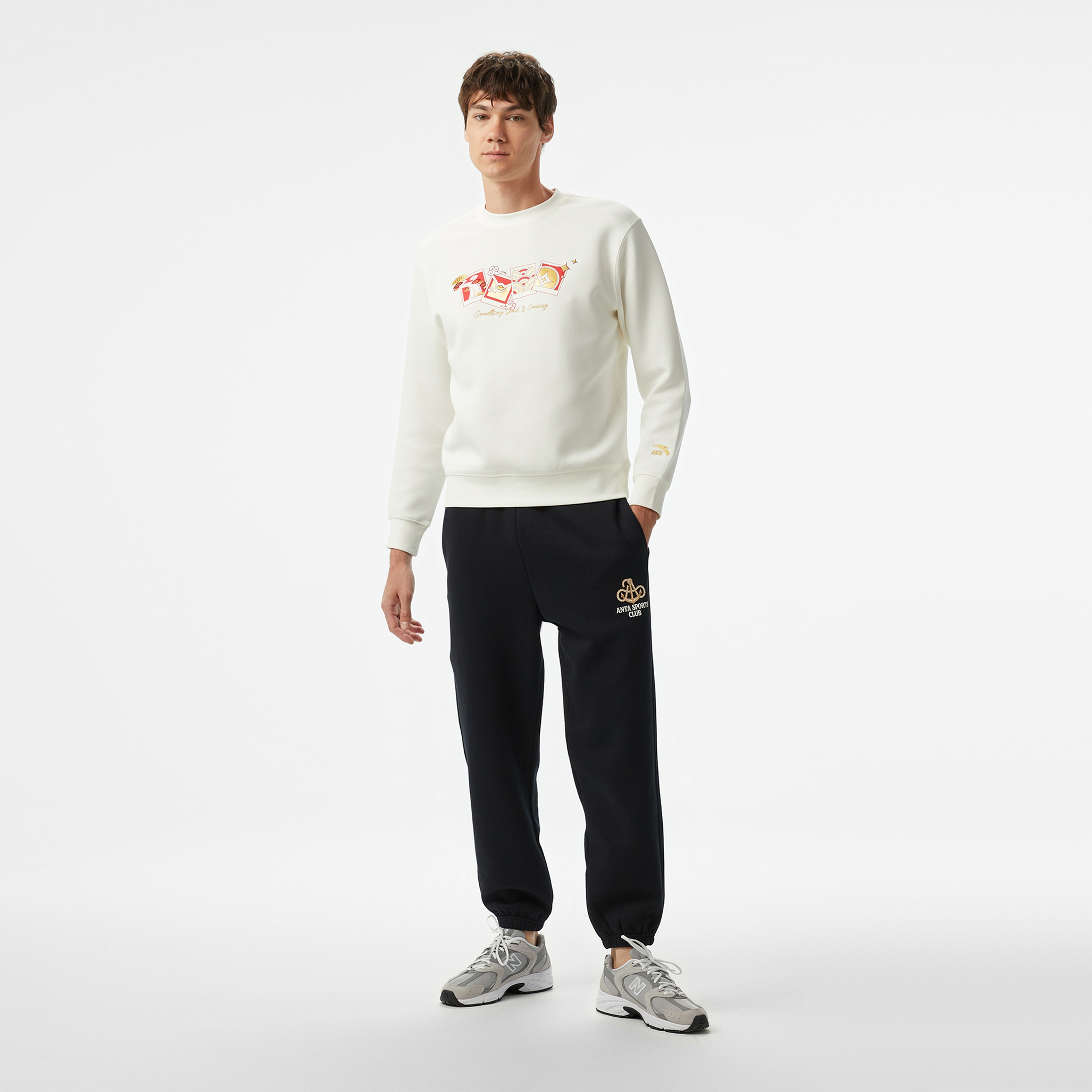 Anta Sports Club Erkek Siyah Eşofman Altı