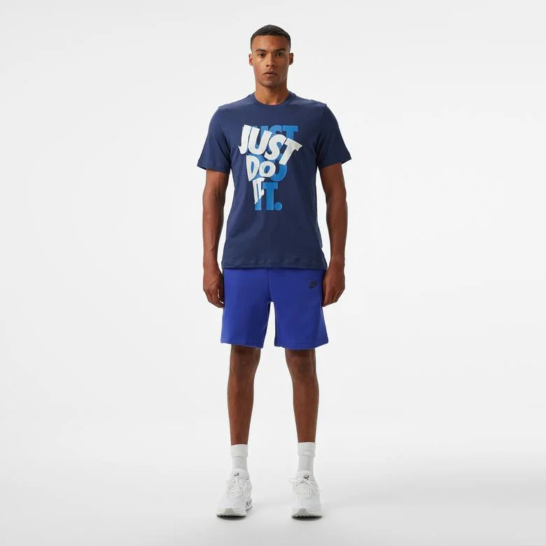 Nike Tech Fleece Erkek Mavi Şort