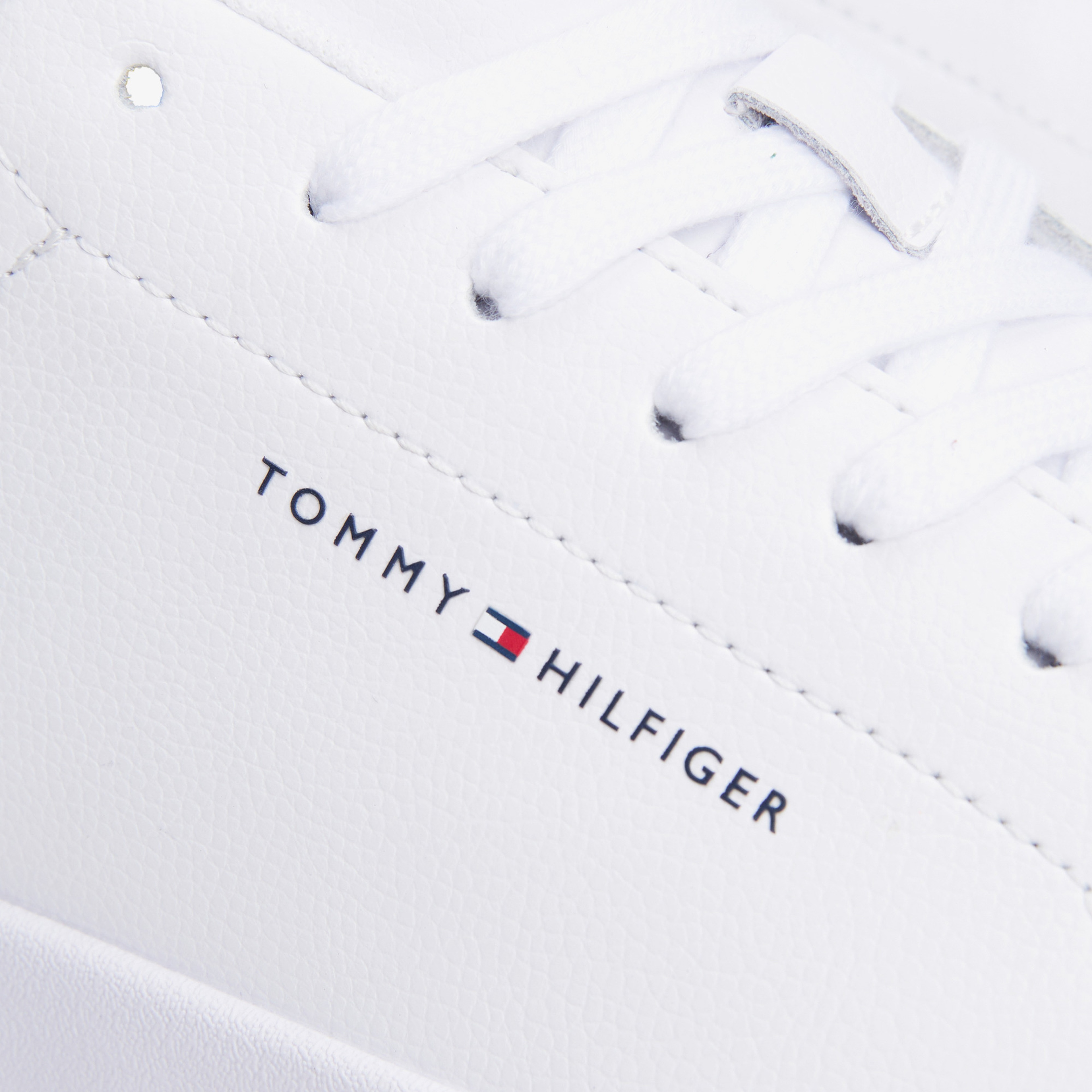 Tommy Hilfiger Court Leather Erkek Beyaz Spor Ayakkabı