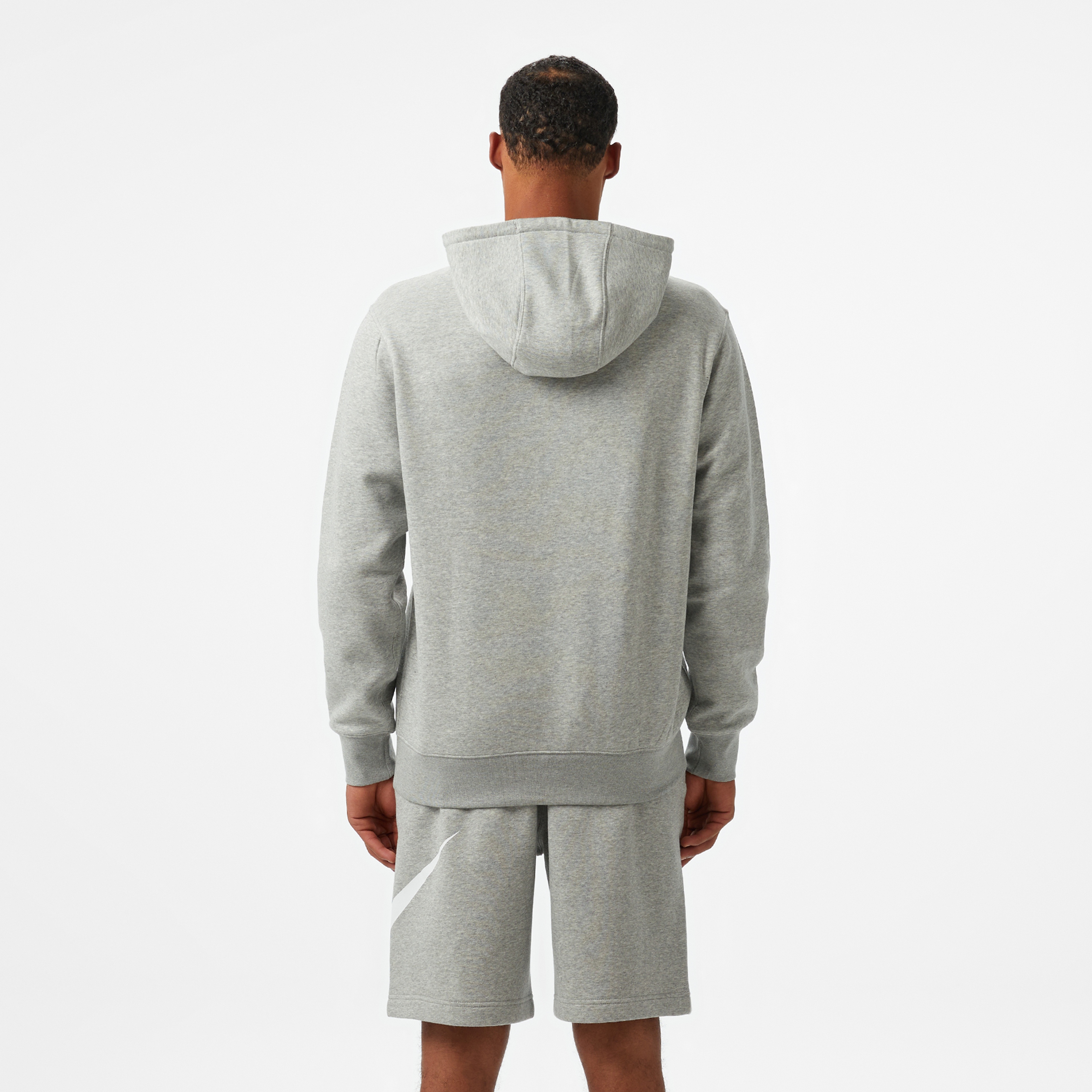 Nike Club Pullover Fleece Erkek Gri Sweatshirt