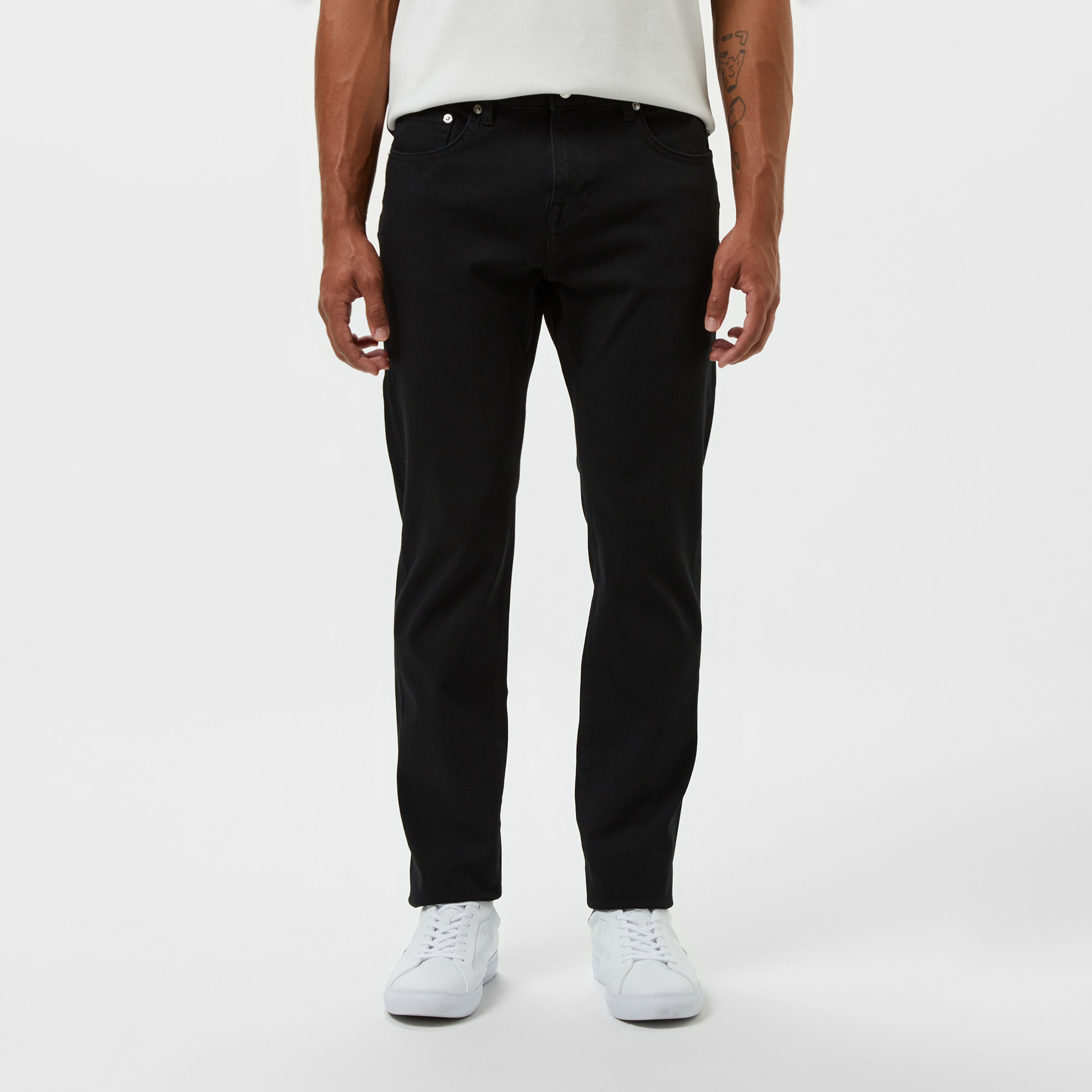 Lacoste Erkek Classic Fit Siyah Jean Pantolon