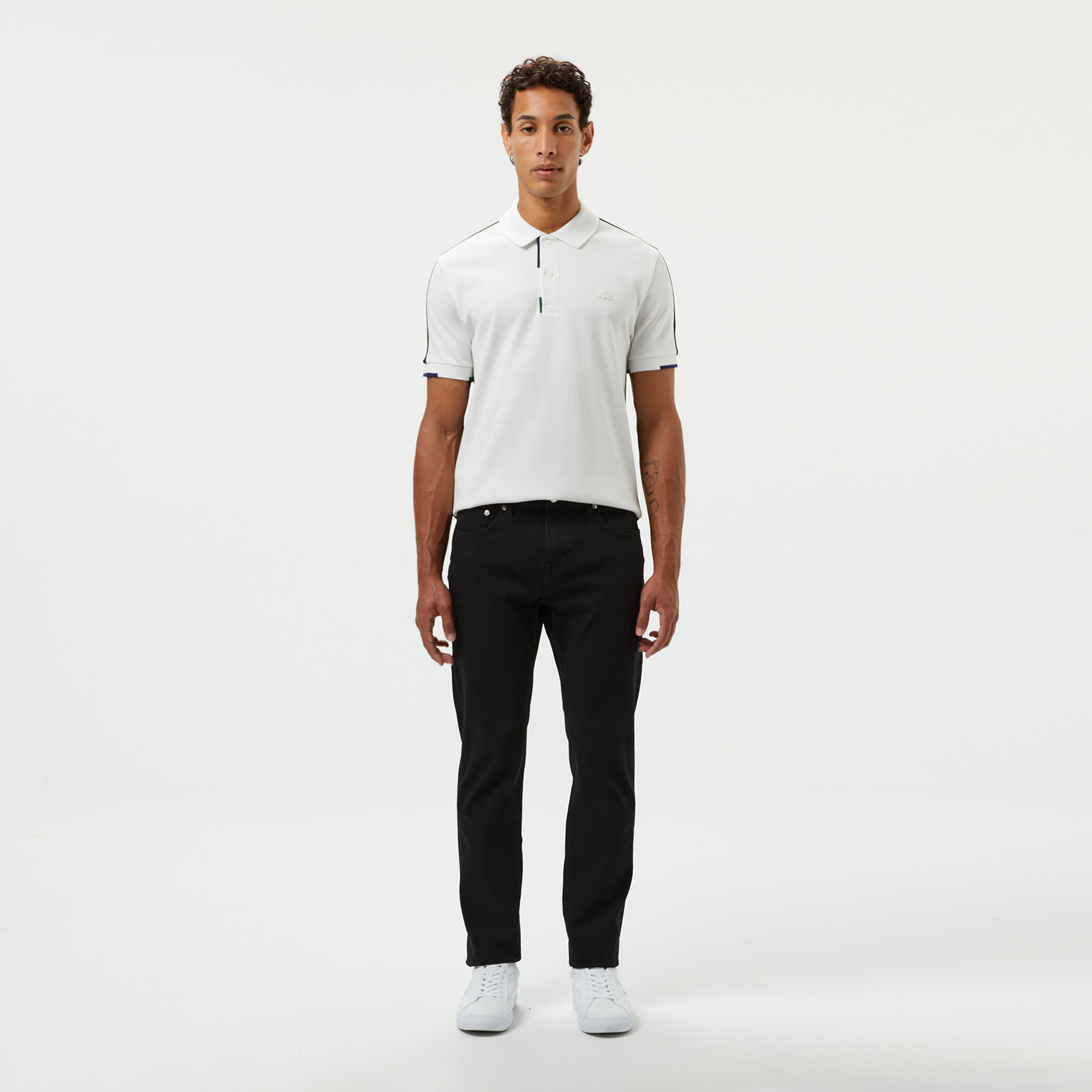 Lacoste Erkek Classic Fit Siyah Jean Pantolon