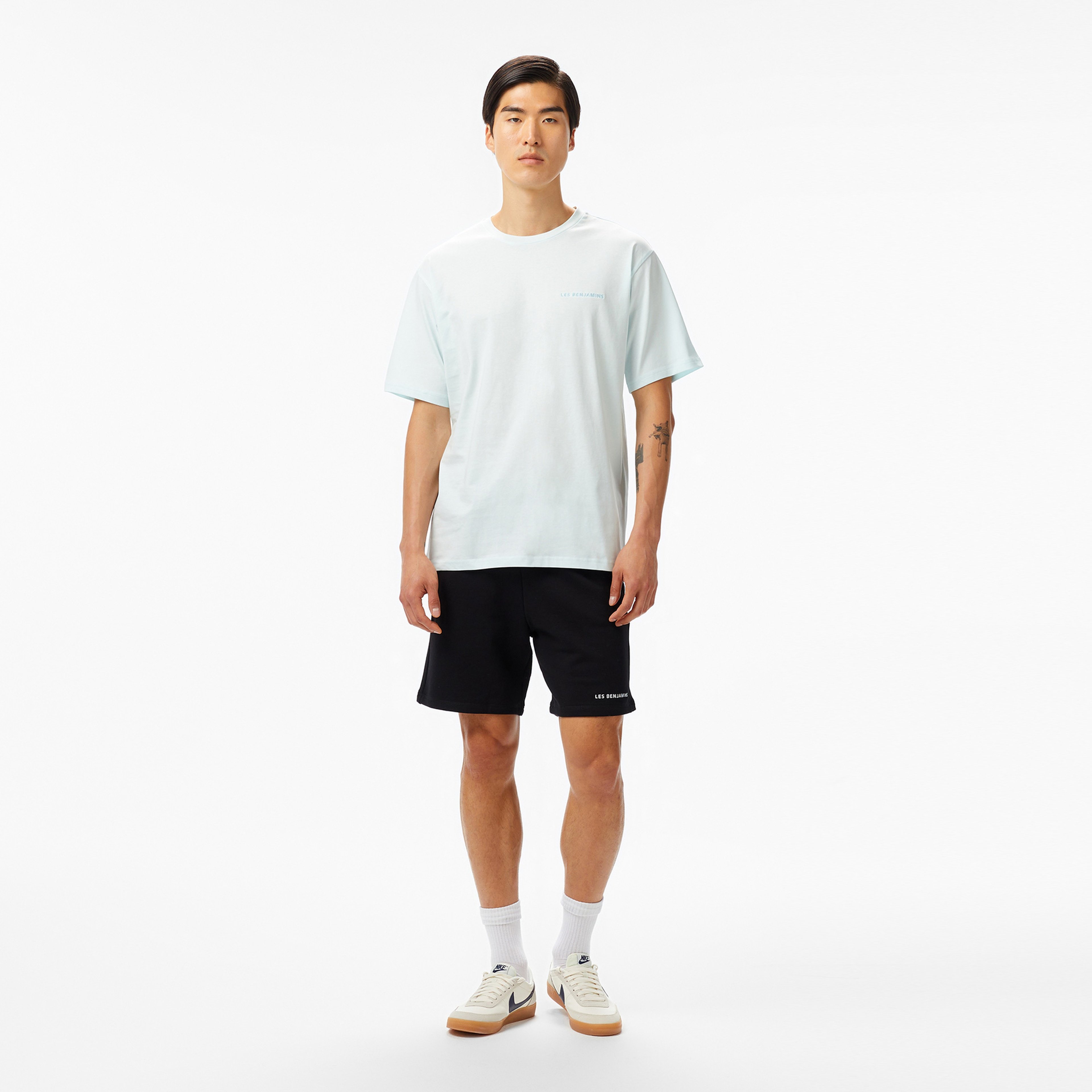 Les Benjamins Essentials Erkek Mavi T-Shirt