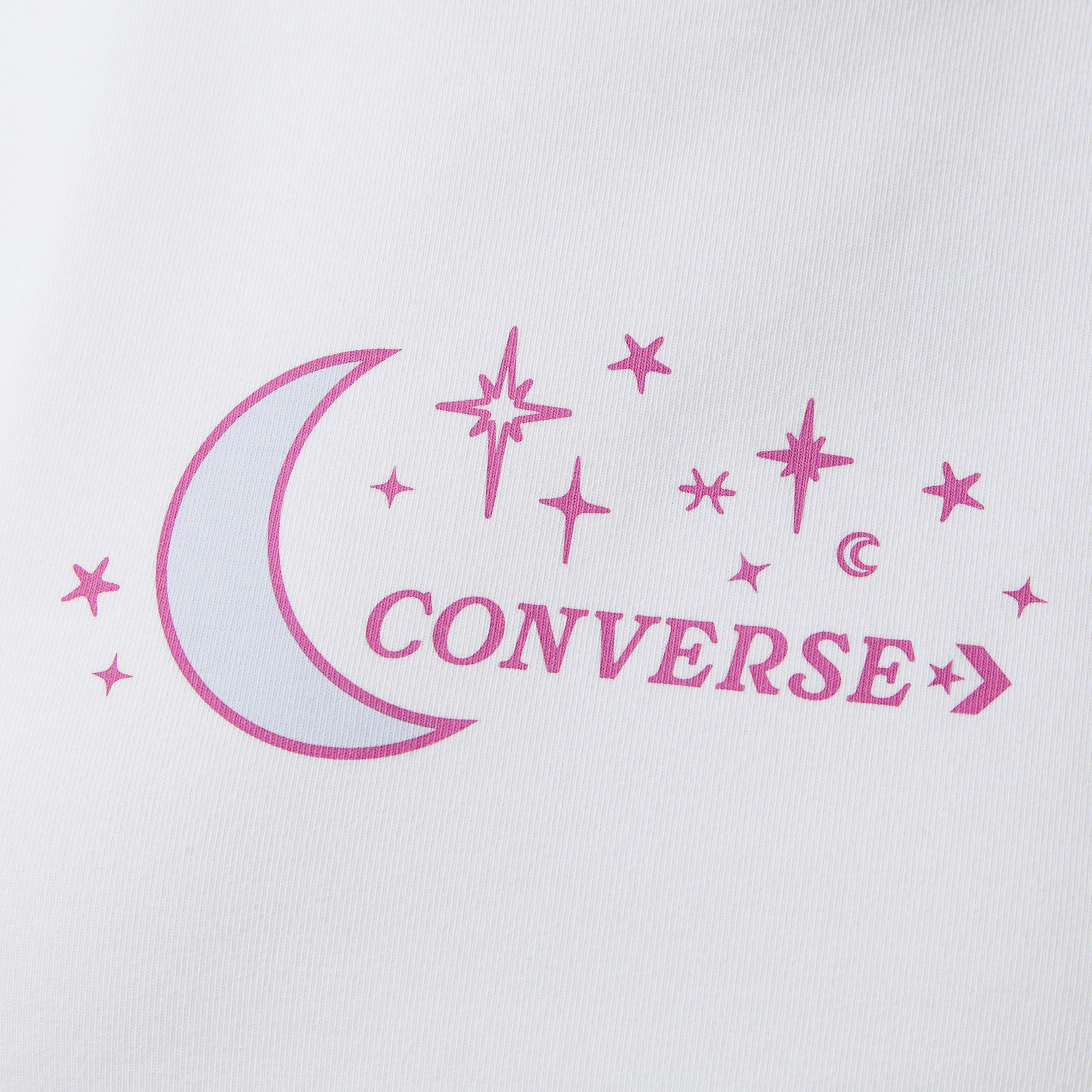 Converse Retro Kadın Beyaz T-Shirt