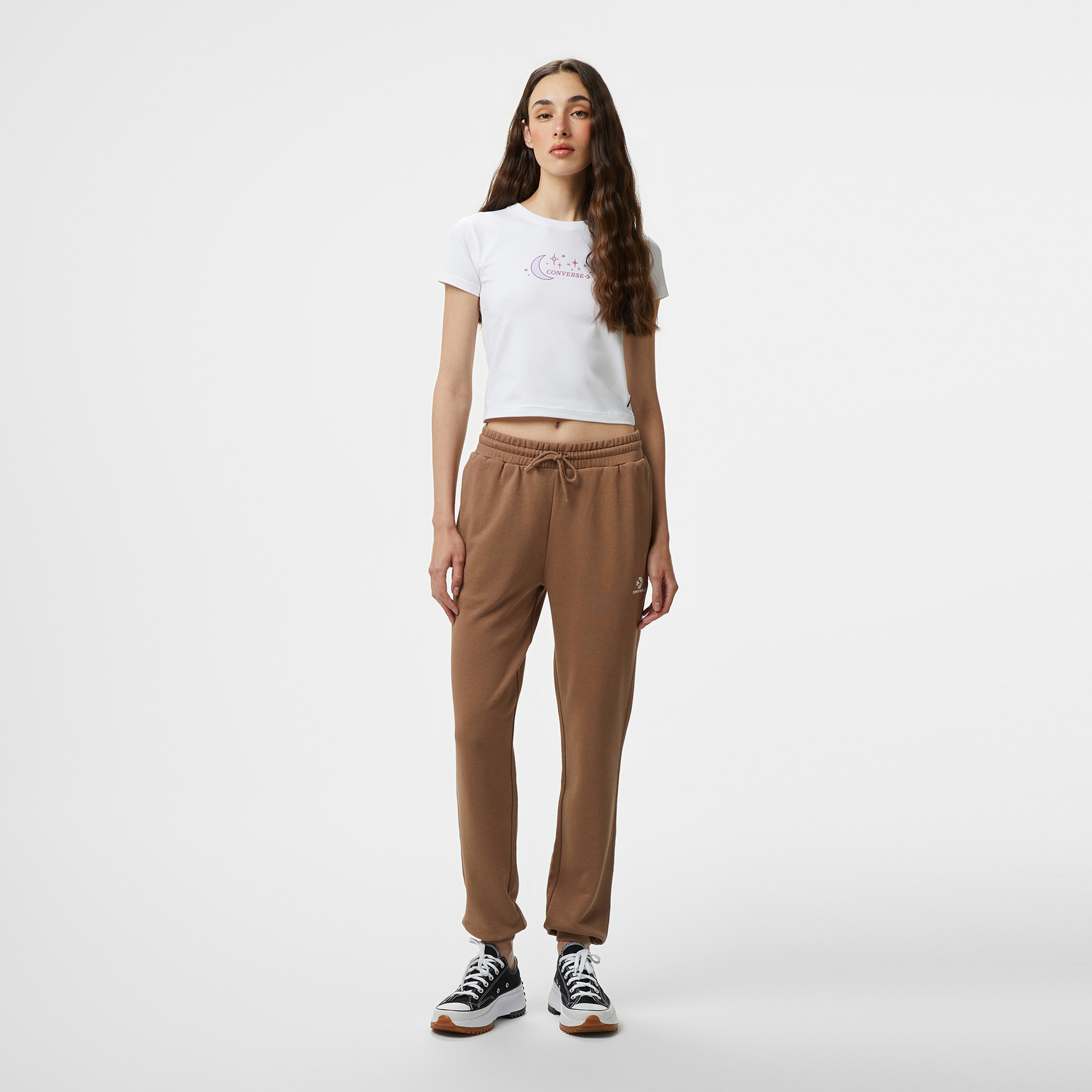 Converse Retro Kadın Beyaz T-Shirt