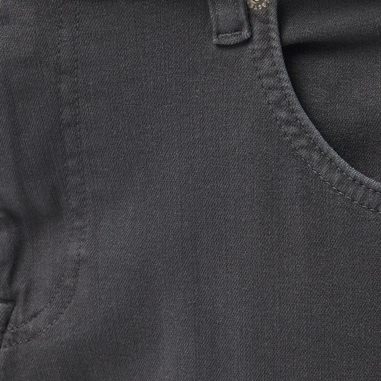 Erkek Slim Fit Gri Jean Pantolon