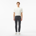 Erkek Slim Fit Gri Jean Pantolon