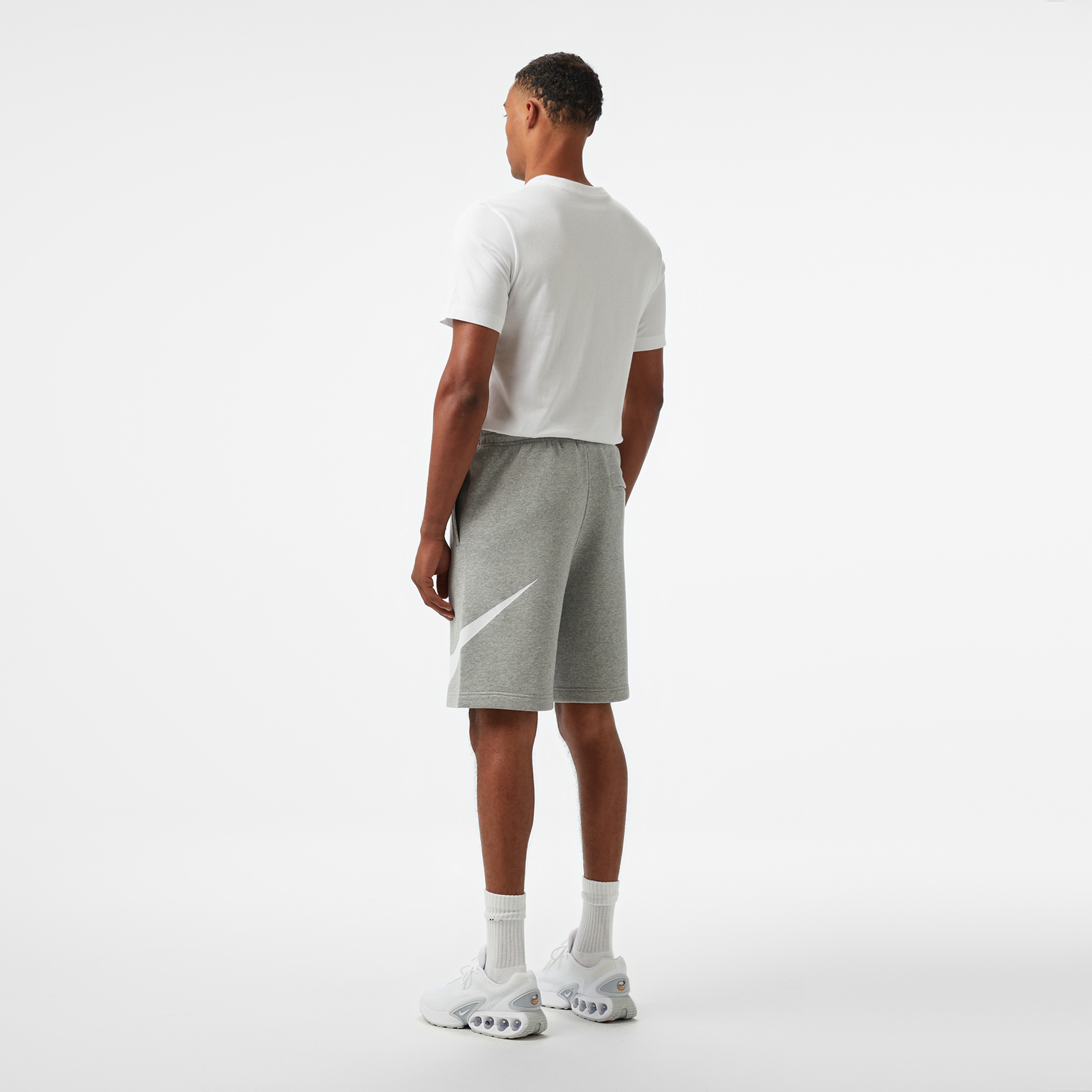 Nike Club Fleece Erkek Gri Şort