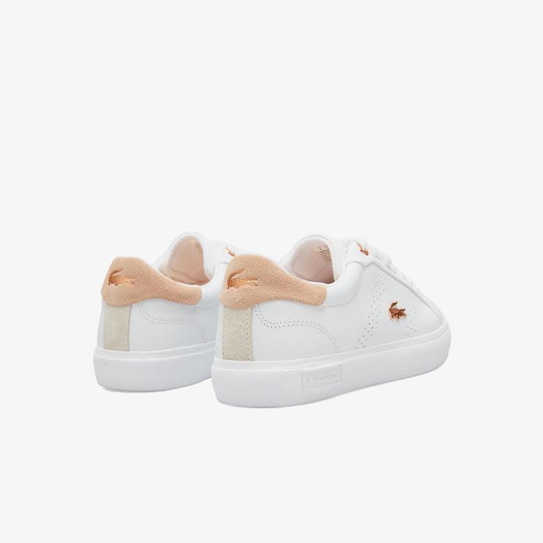 Lacoste Powercourt 2.0 Kadın Beyaz Sneaker