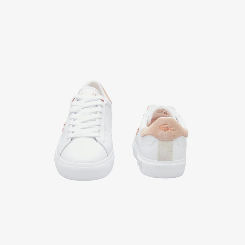 Lacoste Powercourt 2.0 Kadın Beyaz Sneaker