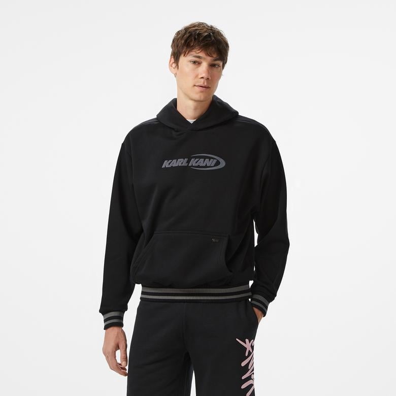 Karl Kani Ellipse Erkek Siyah Hoodie