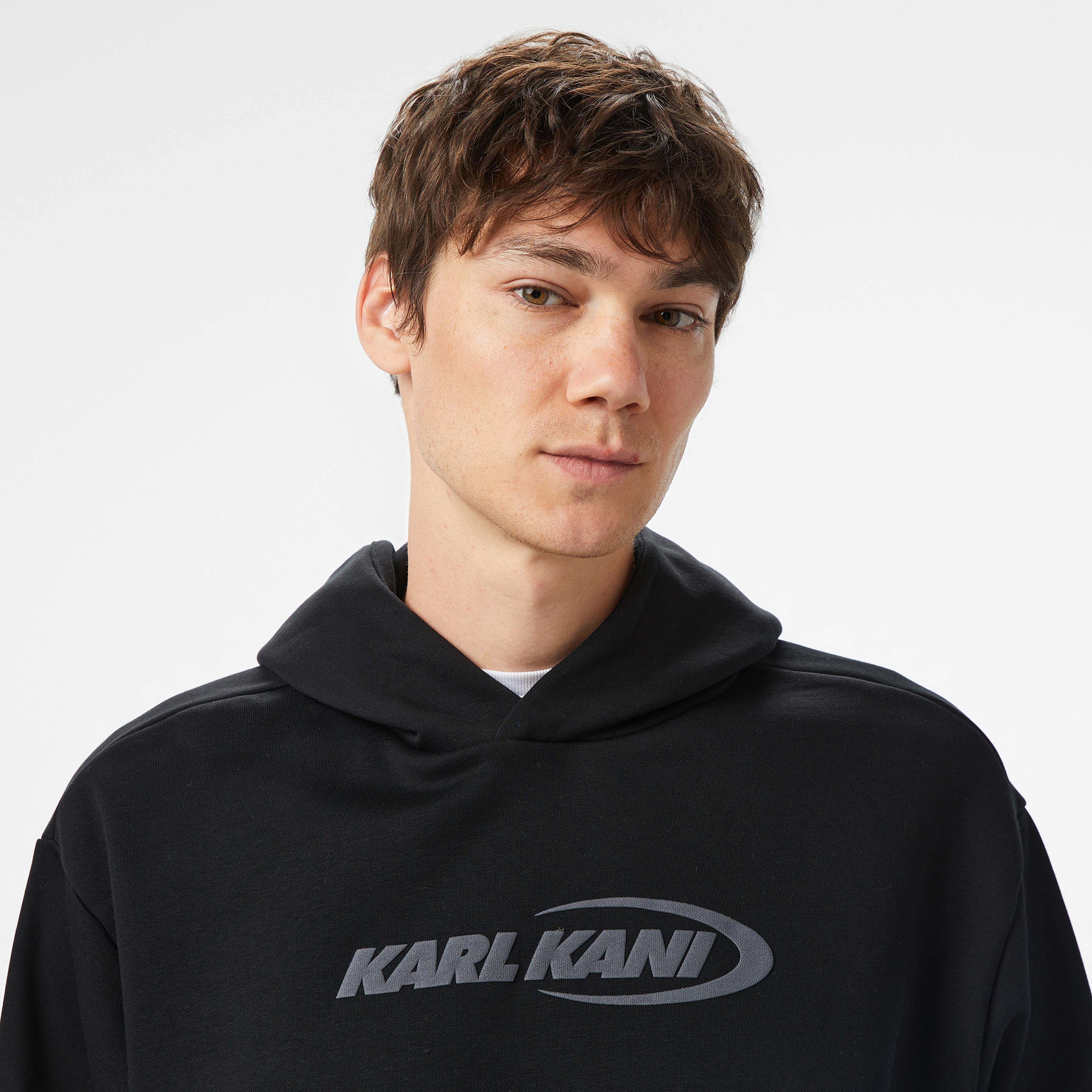 Karl Kani Ellipse Erkek Siyah Hoodie