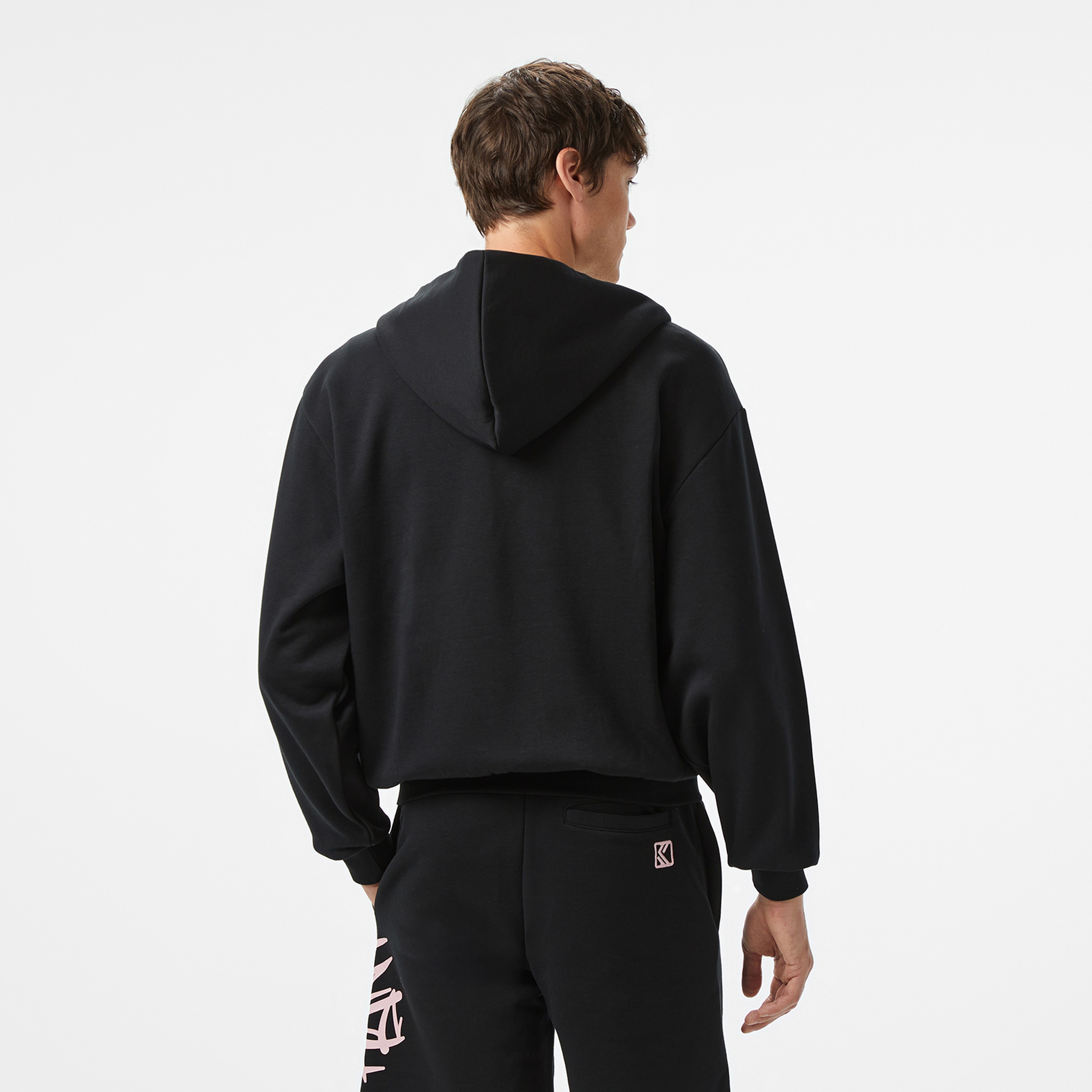 Karl Kani Woven Signature Erkek Siyah Hoodie