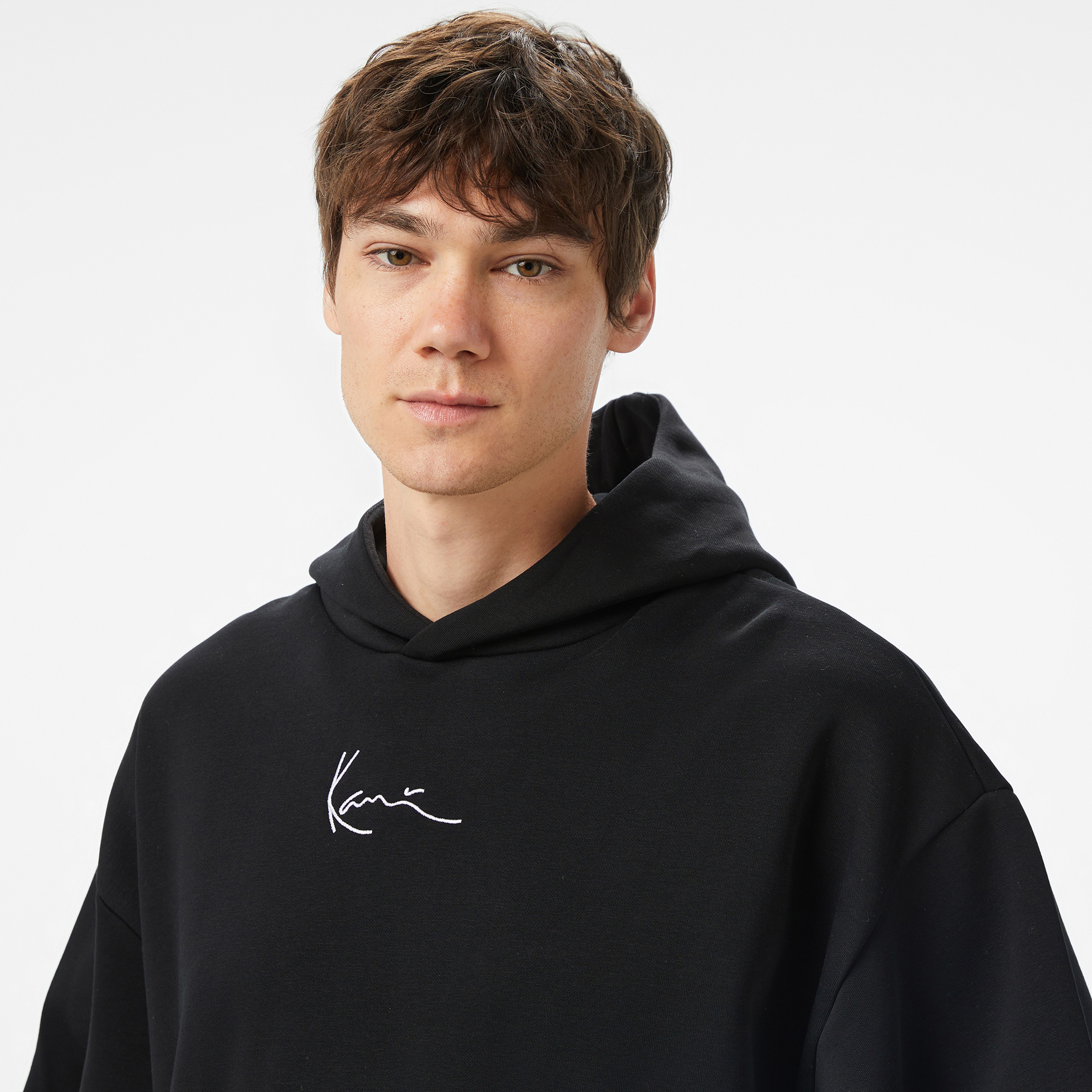 Karl Kani Small Signature Erkek Gri Hoodie