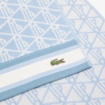 Unisex Monogram Mavi Plaj Havlusu