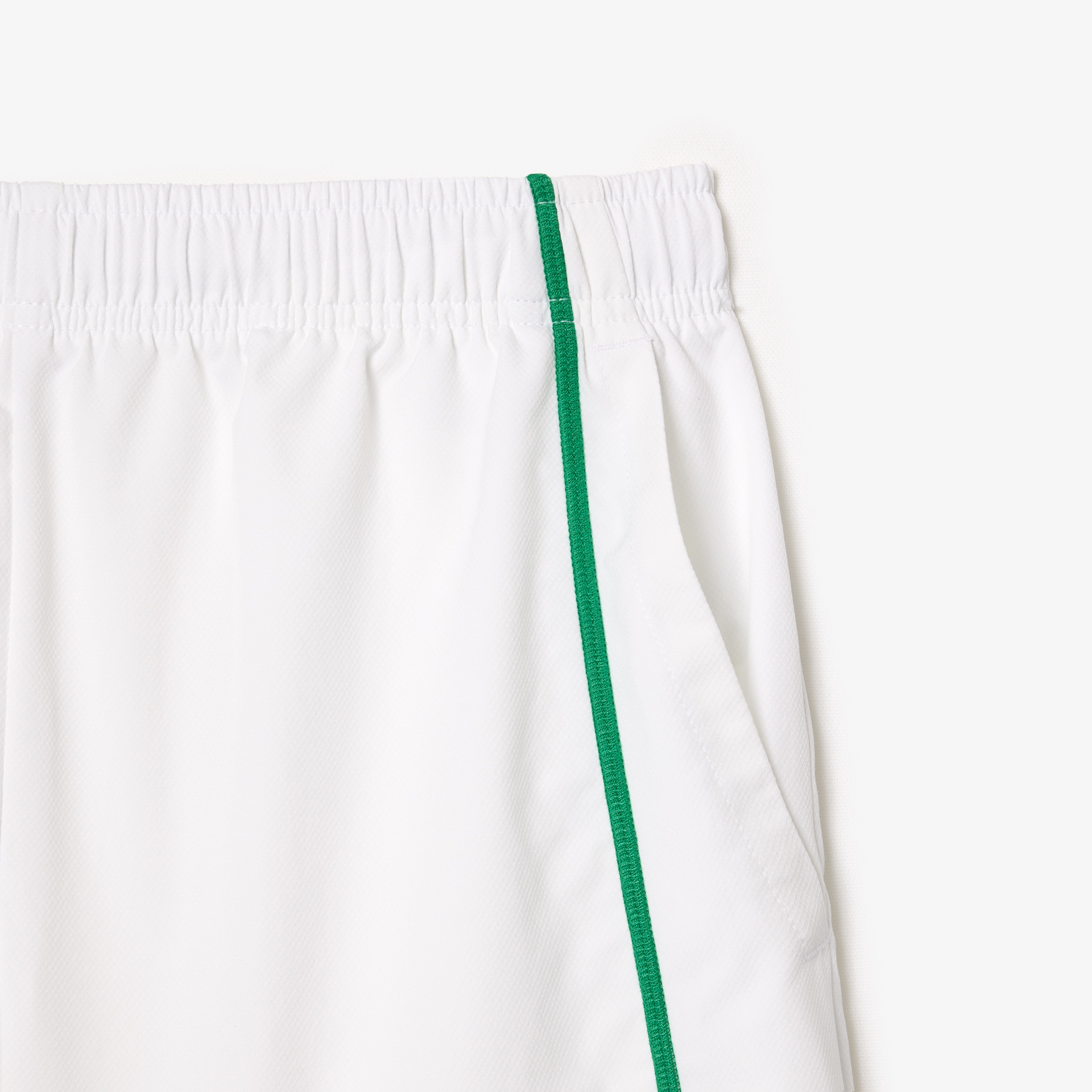 Lacoste Erkek Renk Bloklu Beyaz Şort