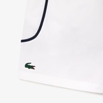 Erkek Renk Bloklu Beyaz Şort