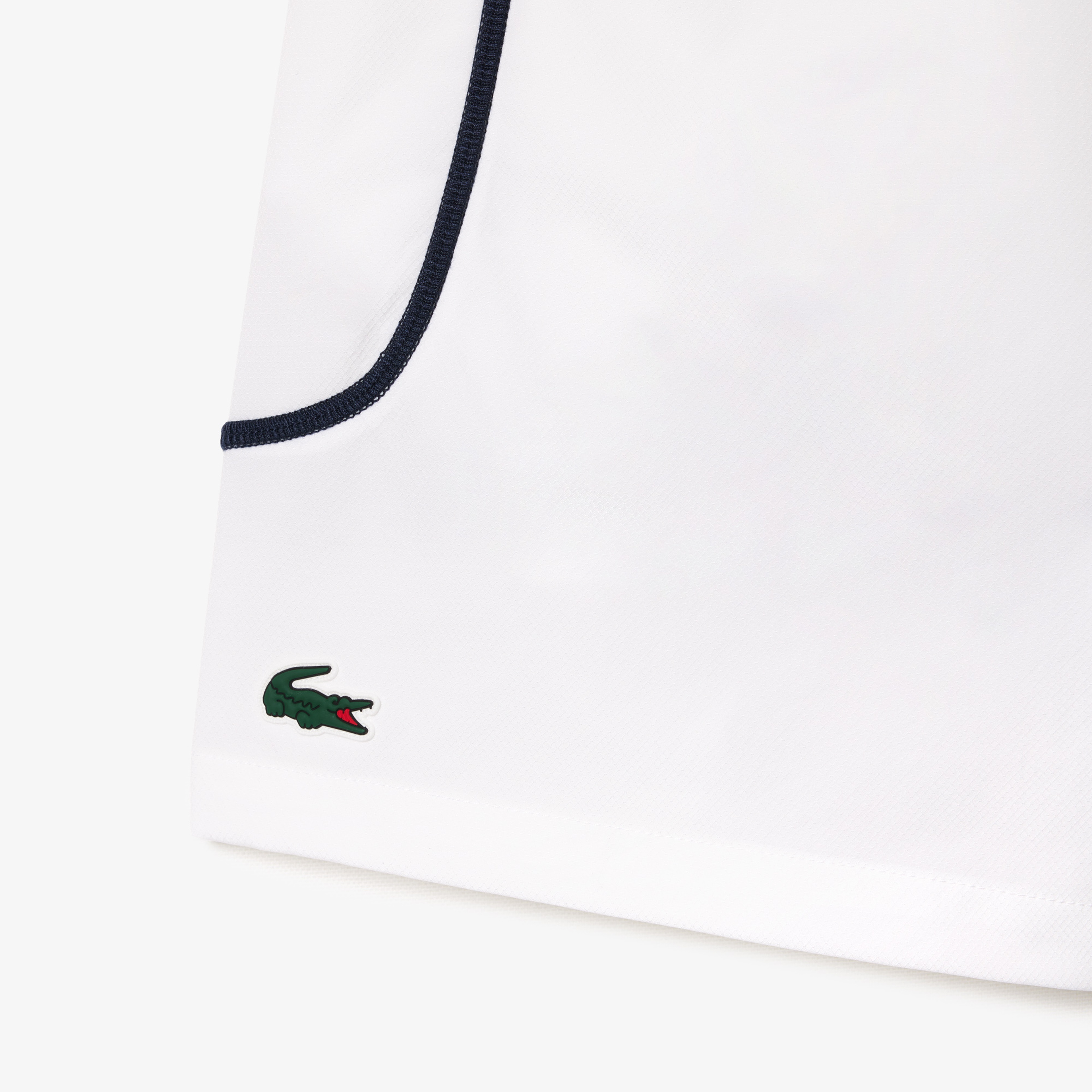 Lacoste Erkek Renk Bloklu Beyaz Şort