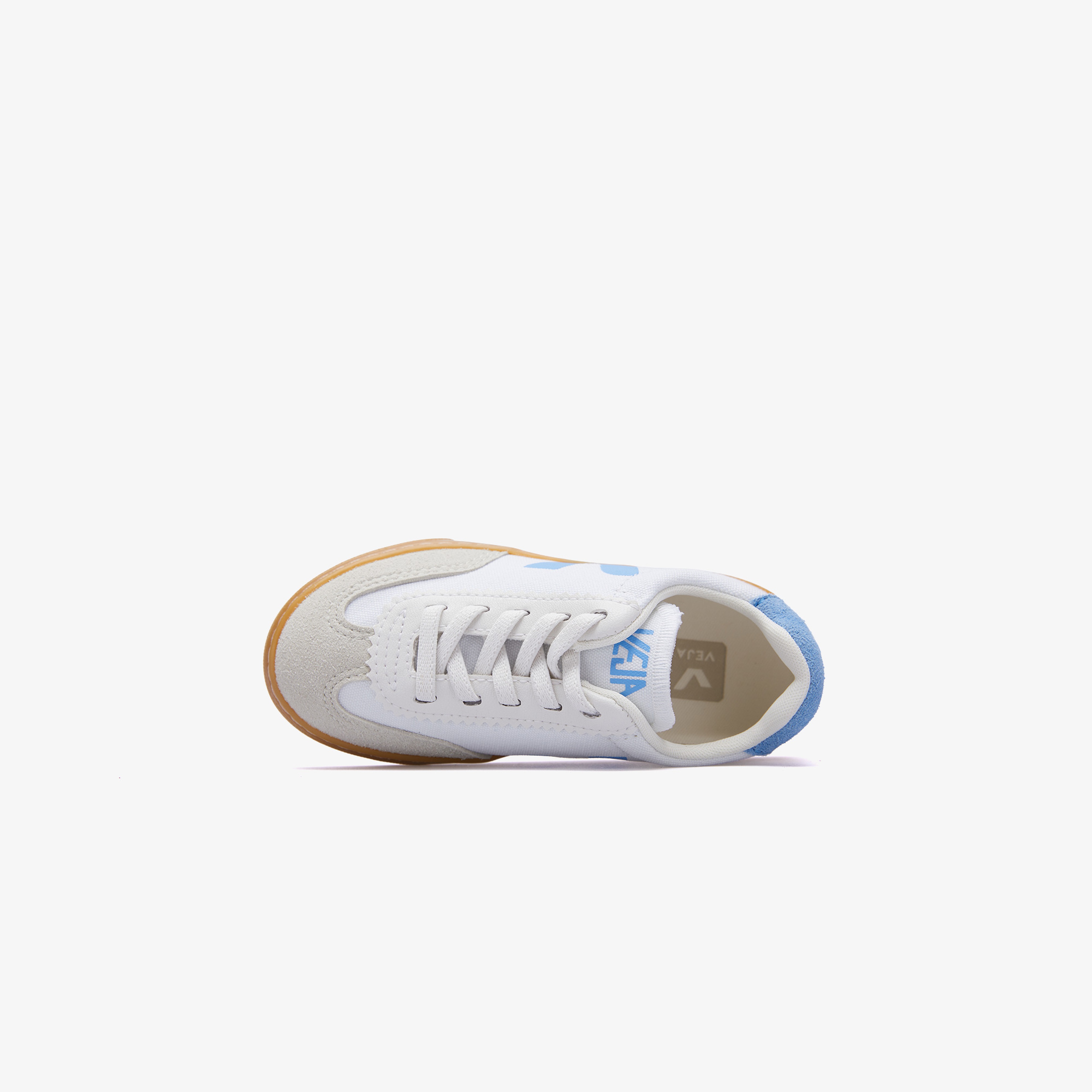 Veja Volley Elastic Laces Canvas Çocuk Beyaz/Mavi Sneaker