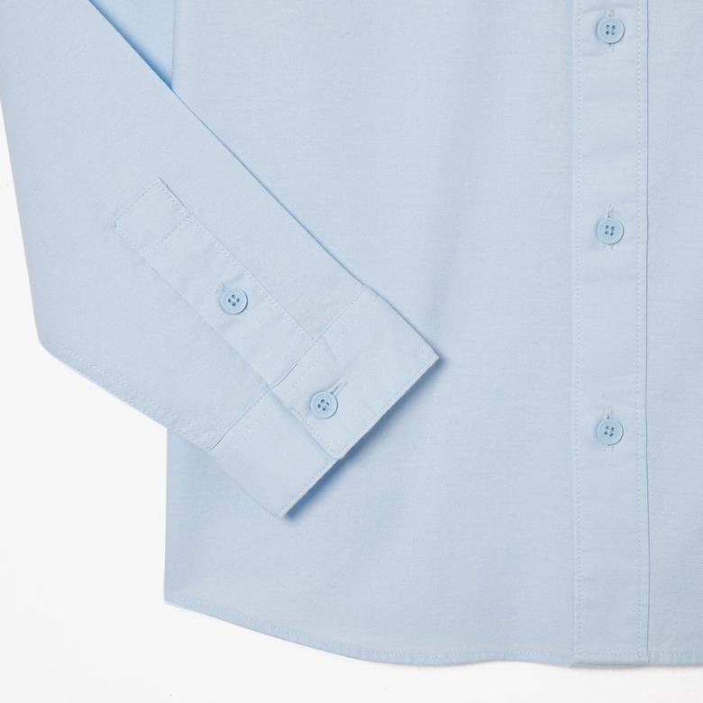 Lacoste Çocuk Uzun Kollu Açık Mavi Gömlek