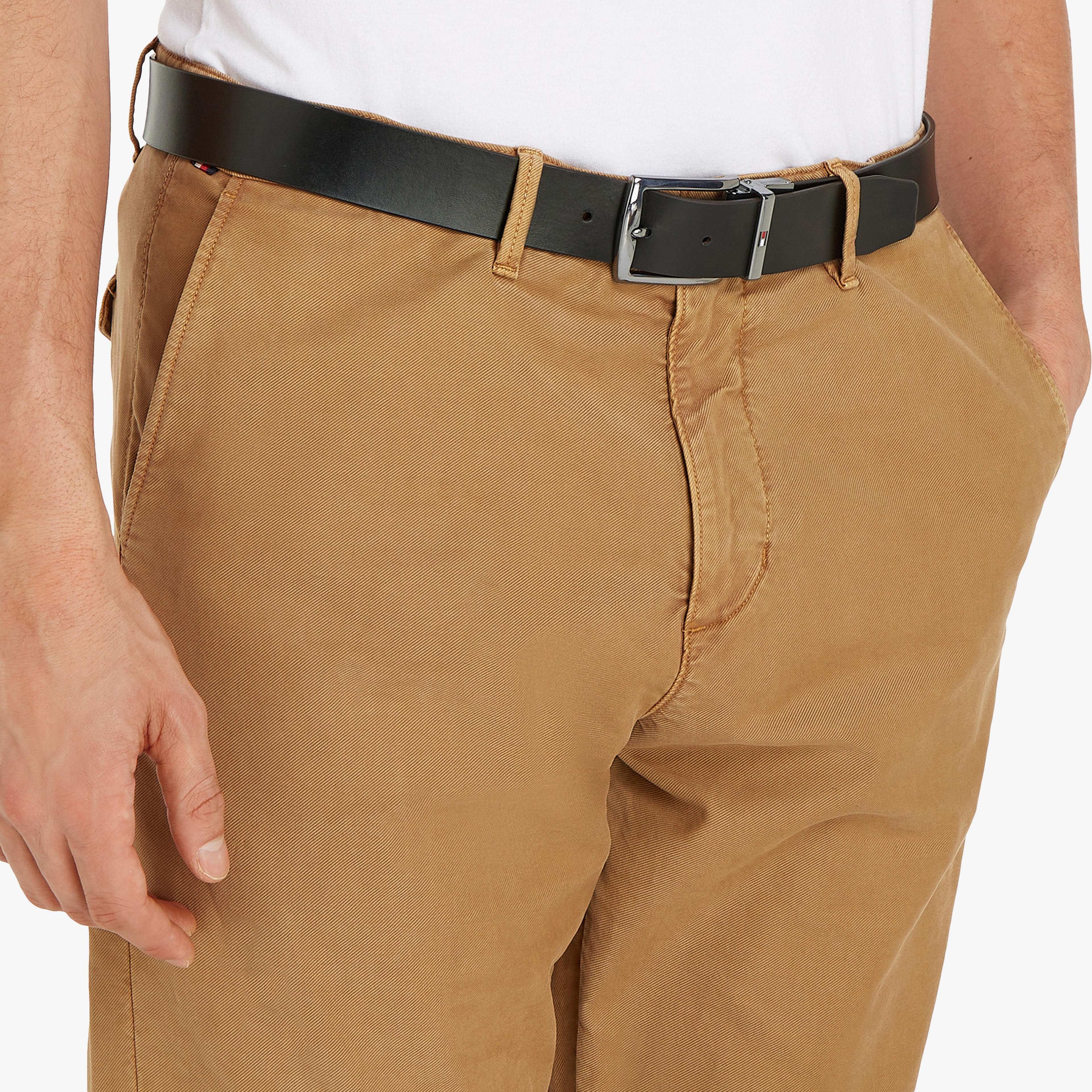 Tommy Hilfiger Erkek Kahverengi Kemer