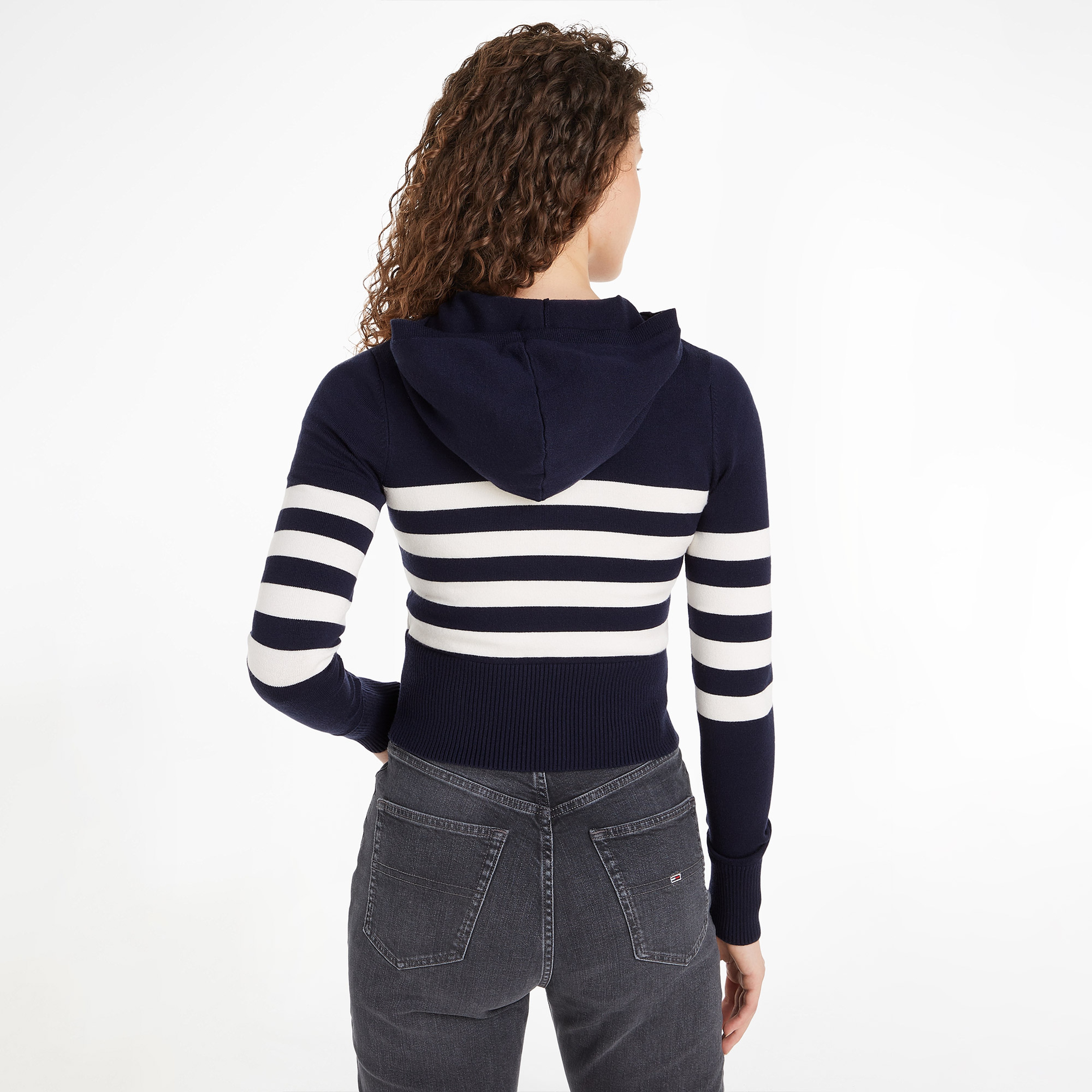 Tommy Jeans Kadın Mavi Triko