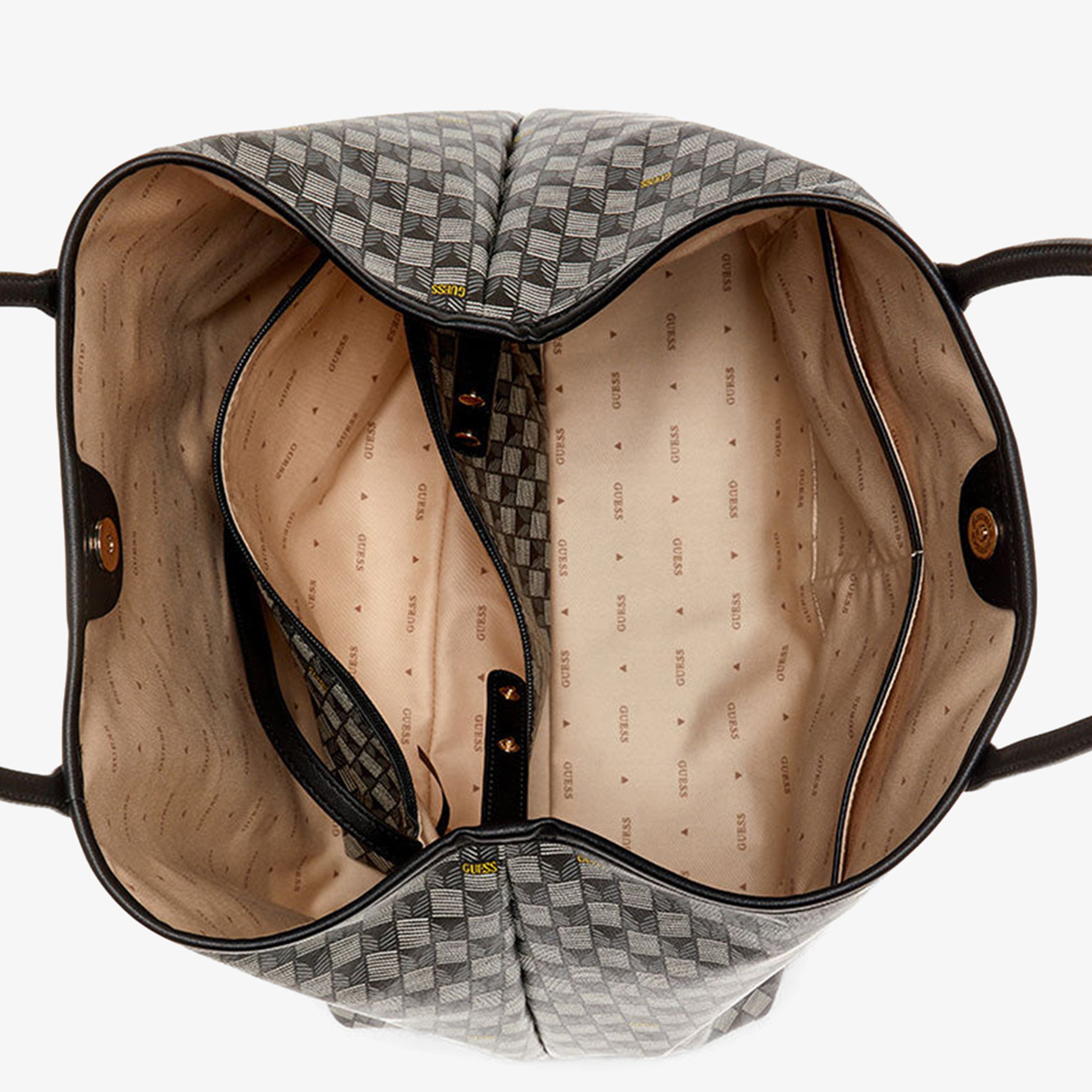 Guess Vikky Iı Large 44290 Kadın Mavi Tote Çanta