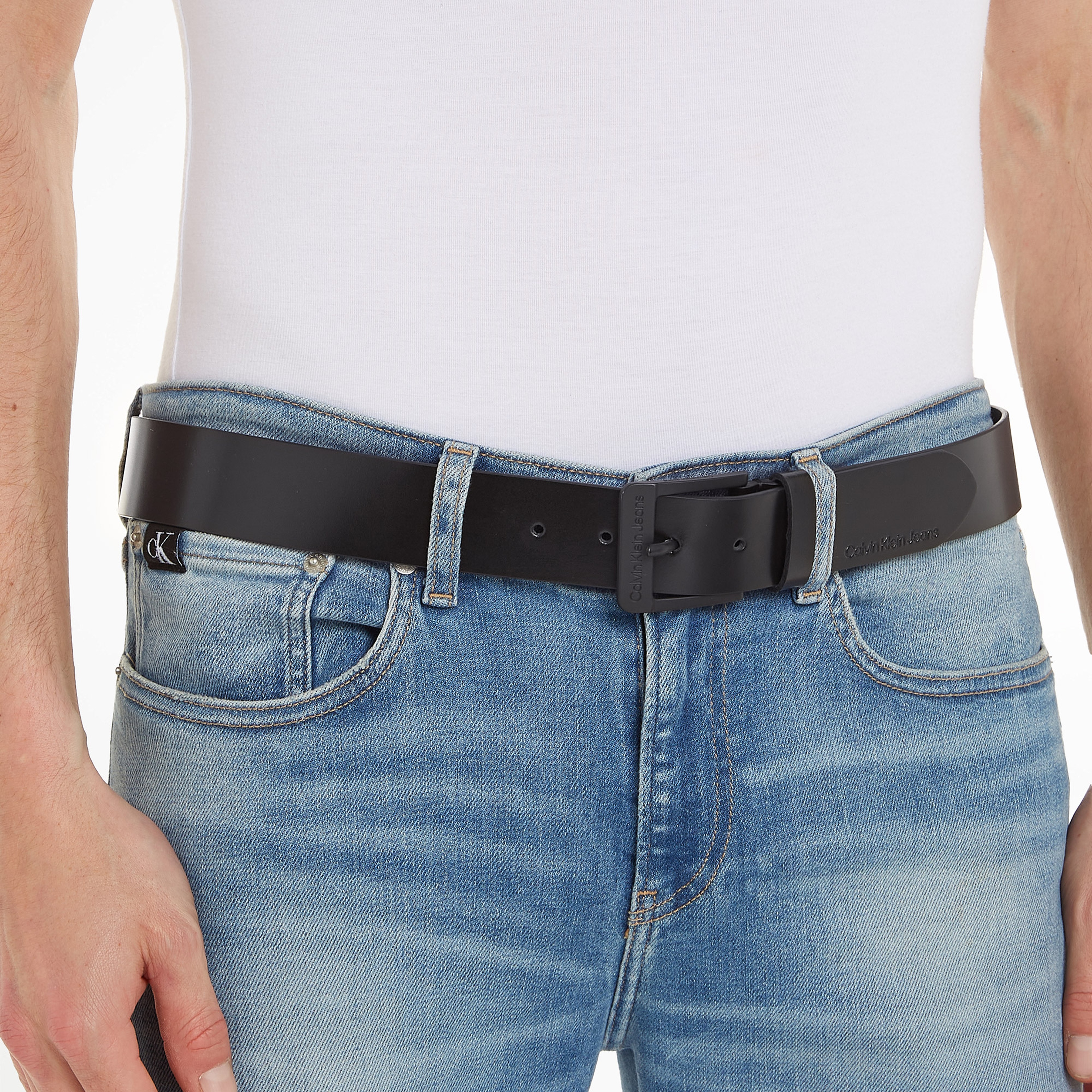 Calvin Klein Jeans Erkek Siyah Kemer