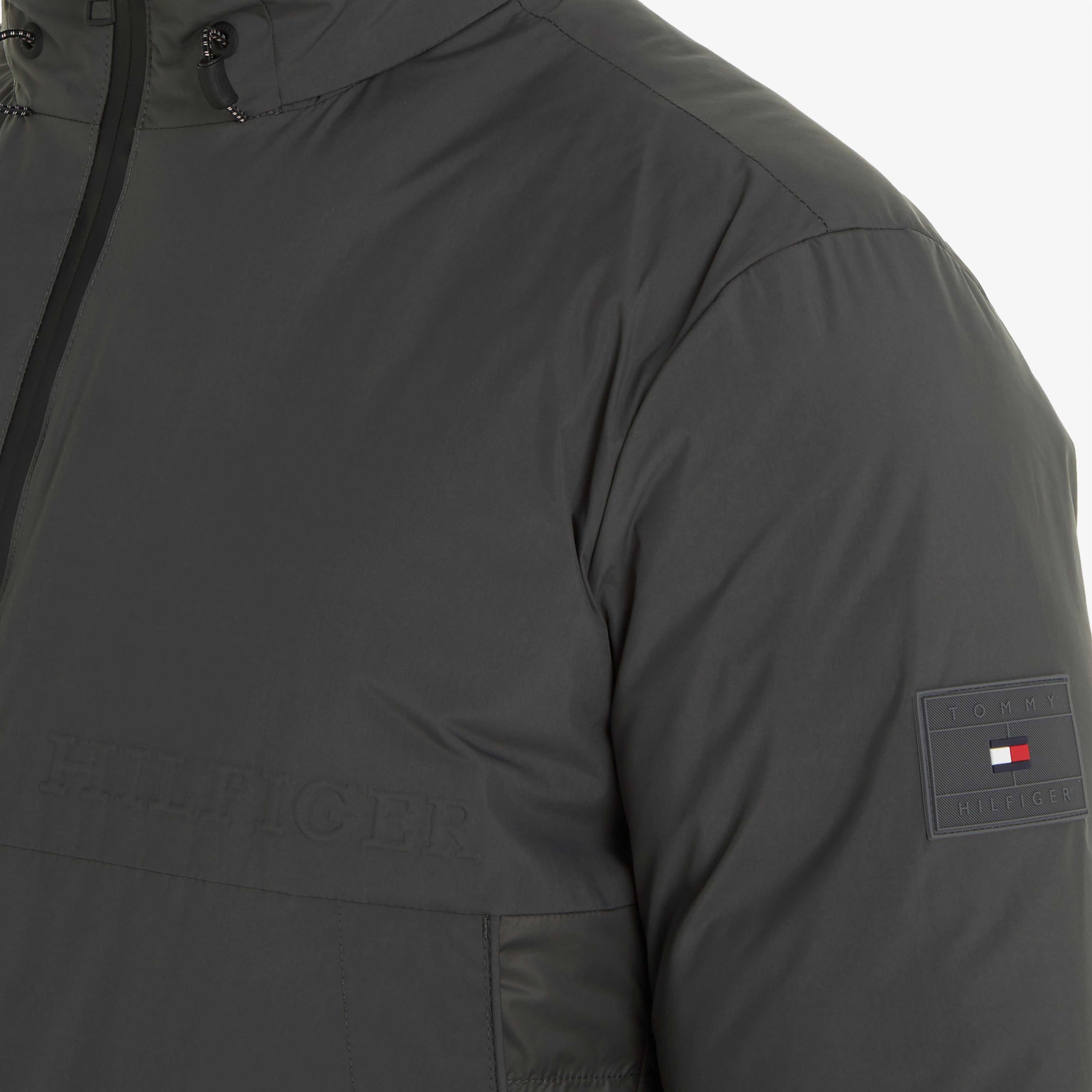 Tommy Hilfiger Erkek Gri Mont
