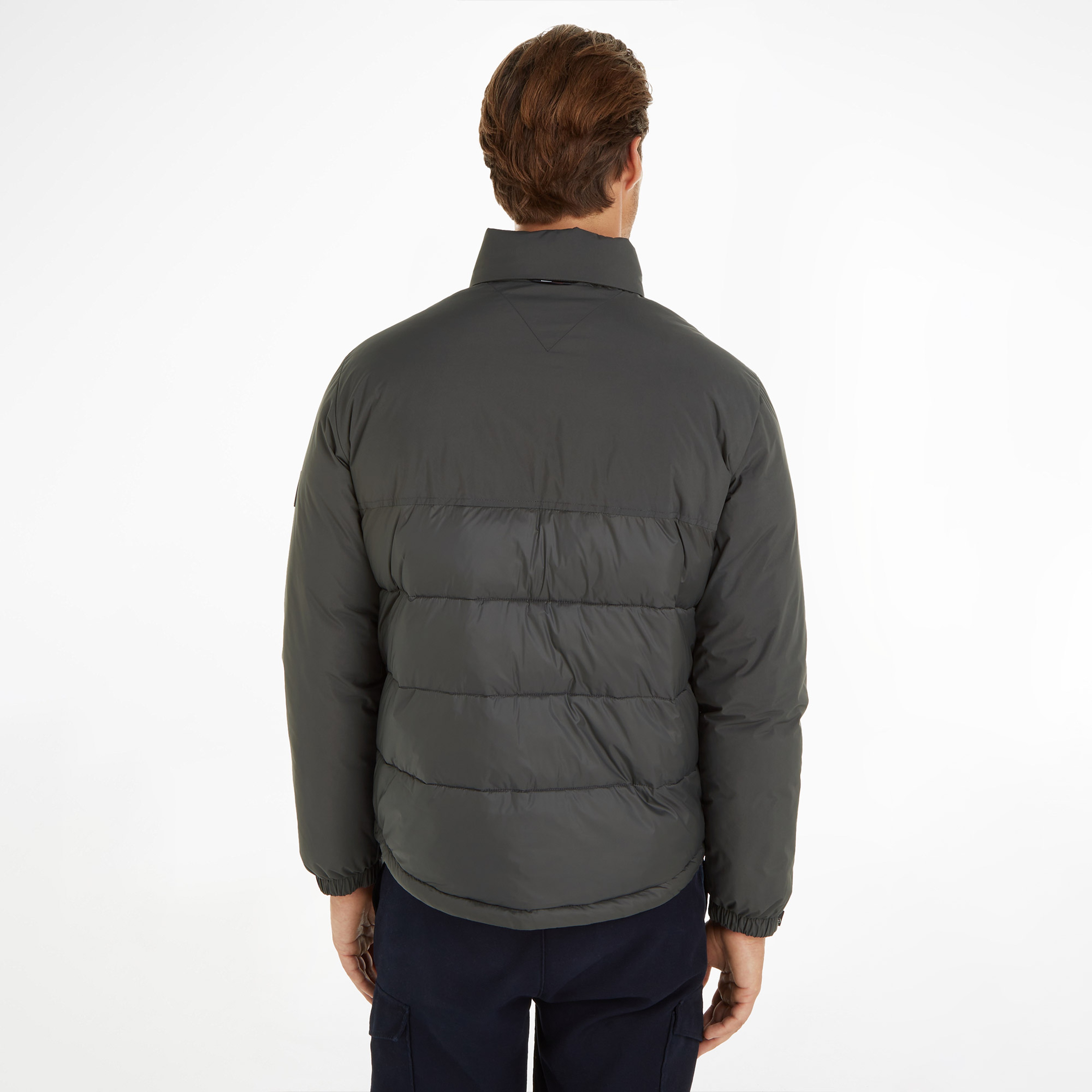 Tommy Hilfiger Erkek Gri Mont