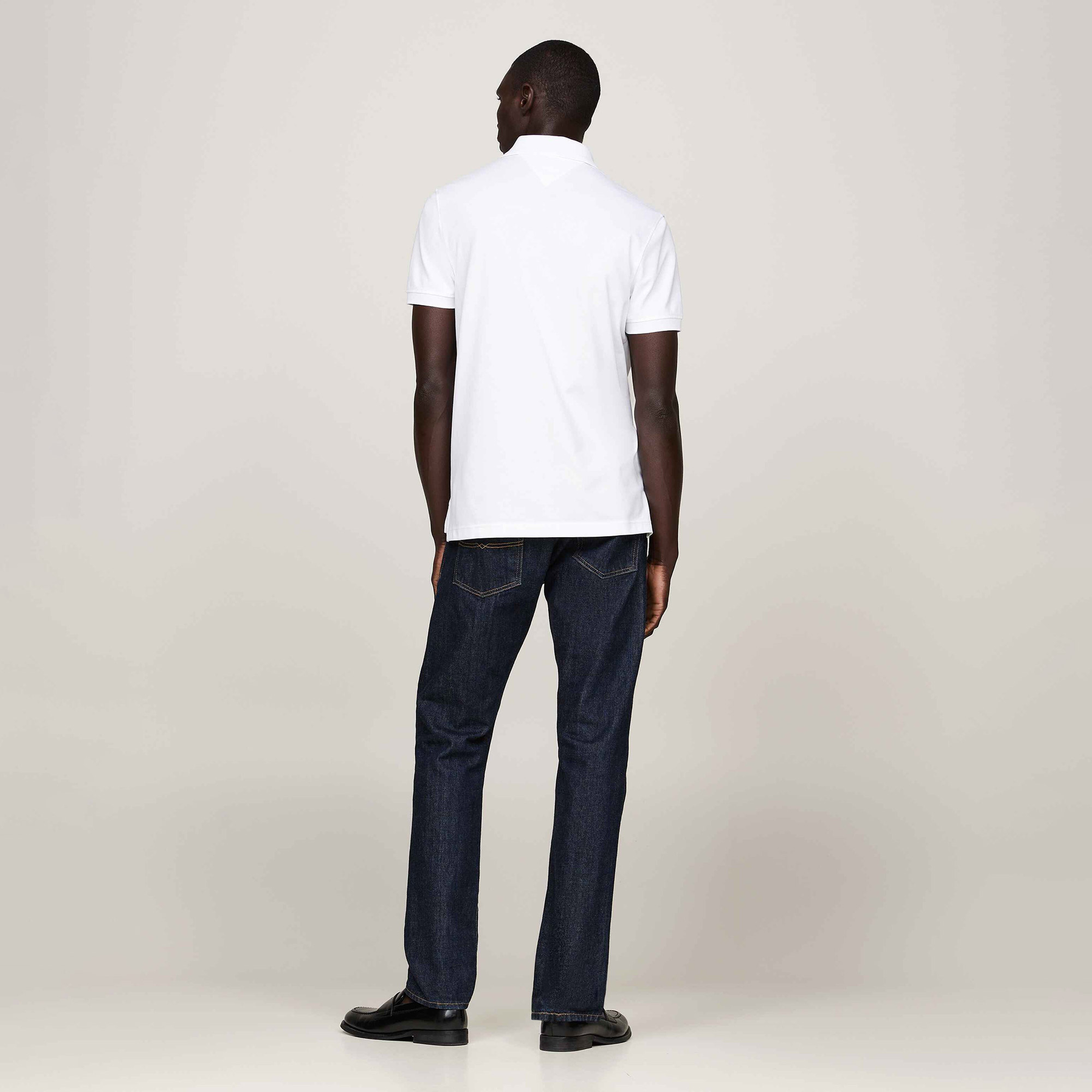 Tommy Hilfiger Erkek Beyaz Polo