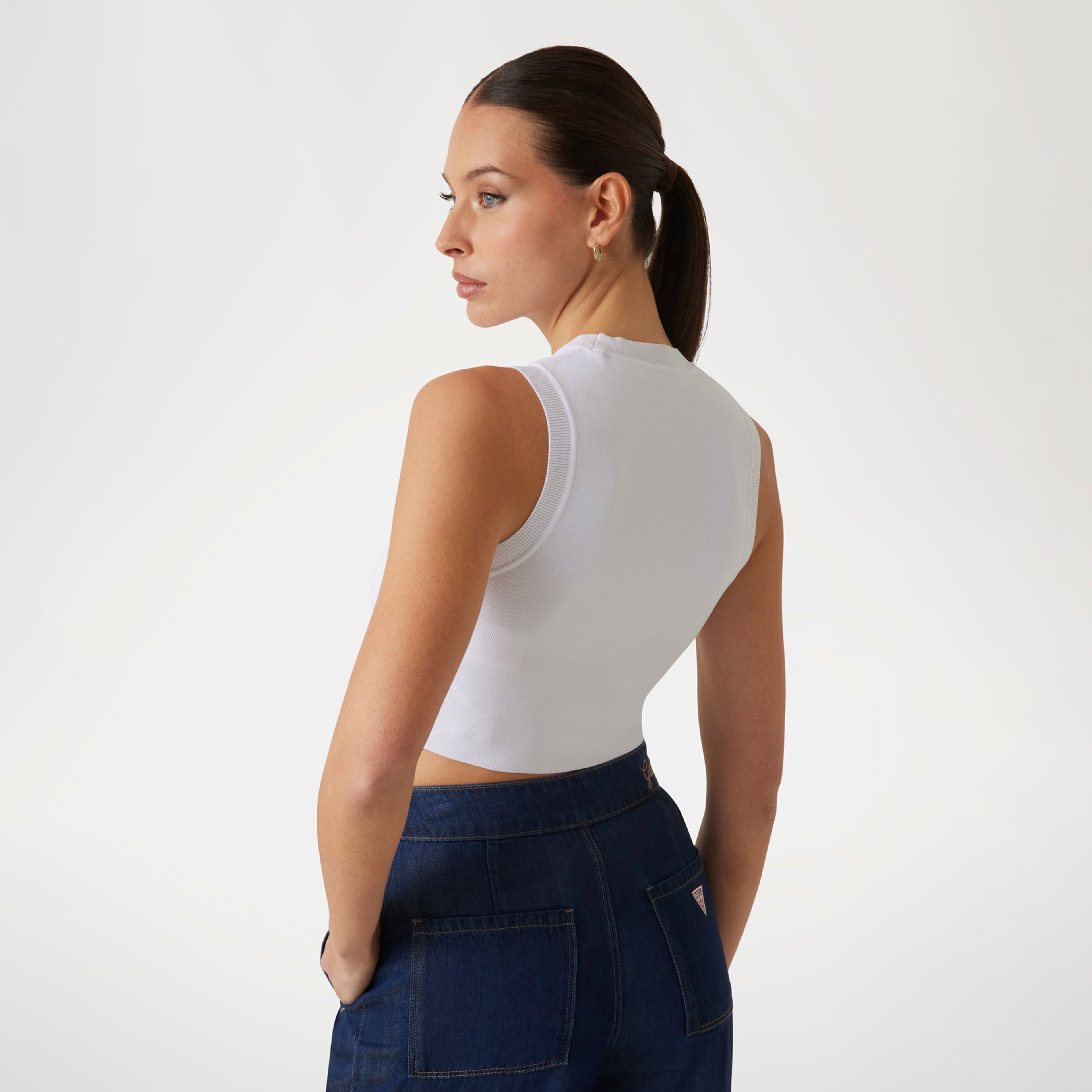 Guess Kadın Beyaz T-Shirt