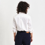 GANT Kadın Beyaz Regular Fit Düğmeli Yaka Oxford Gömlek