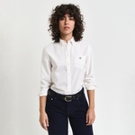 GANT Kadın Beyaz Regular Fit Düğmeli Yaka Oxford Gömlek
