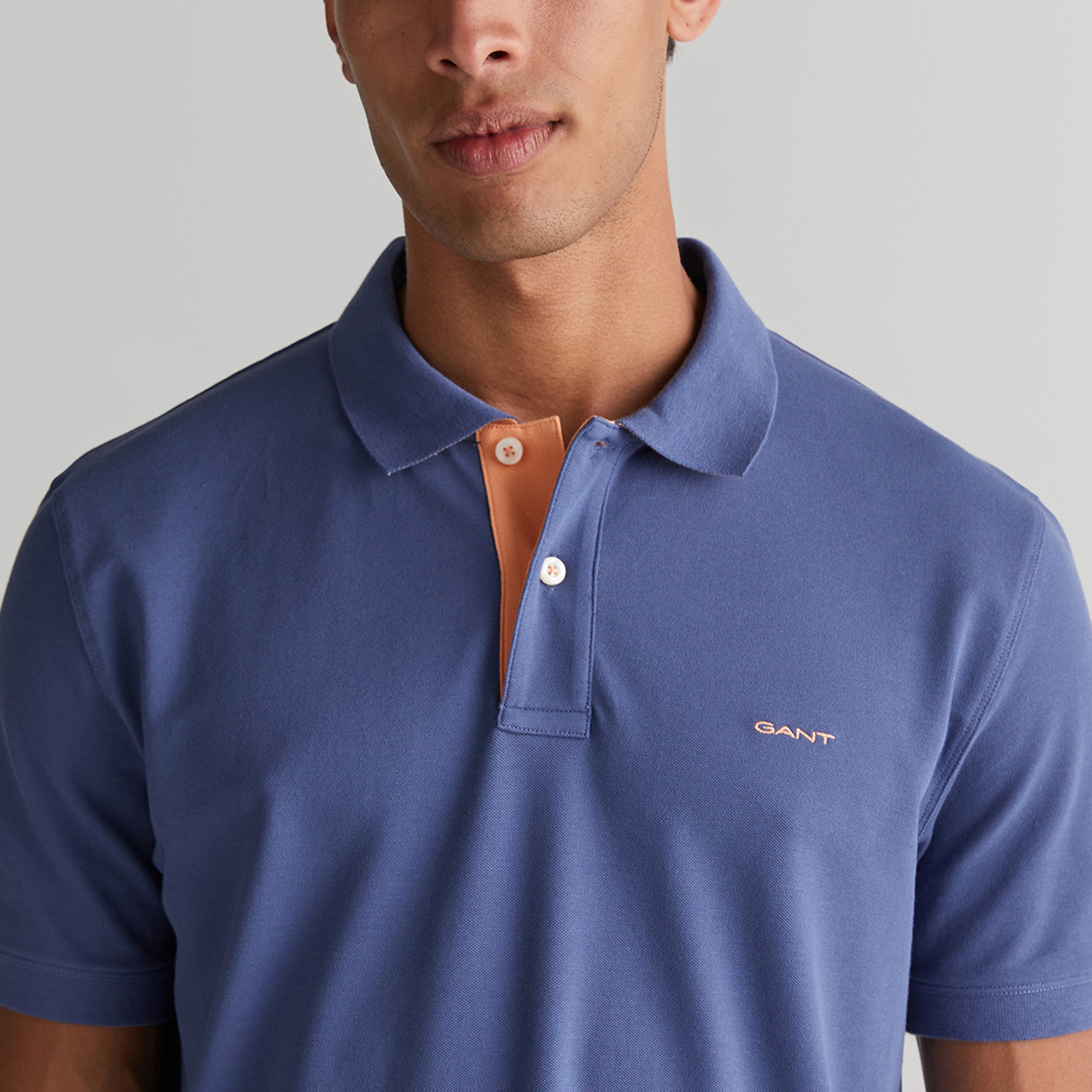 GANT Erkek Lacivert Regular Fit Polo