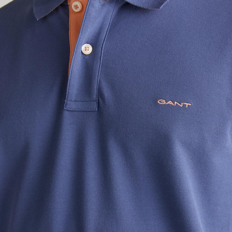 GANT Erkek Lacivert Regular Fit Polo