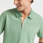 GANT Erkek Yeşil Regular Fit Polo