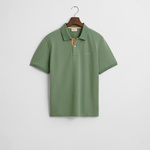 GANT Erkek Yeşil Regular Fit Polo