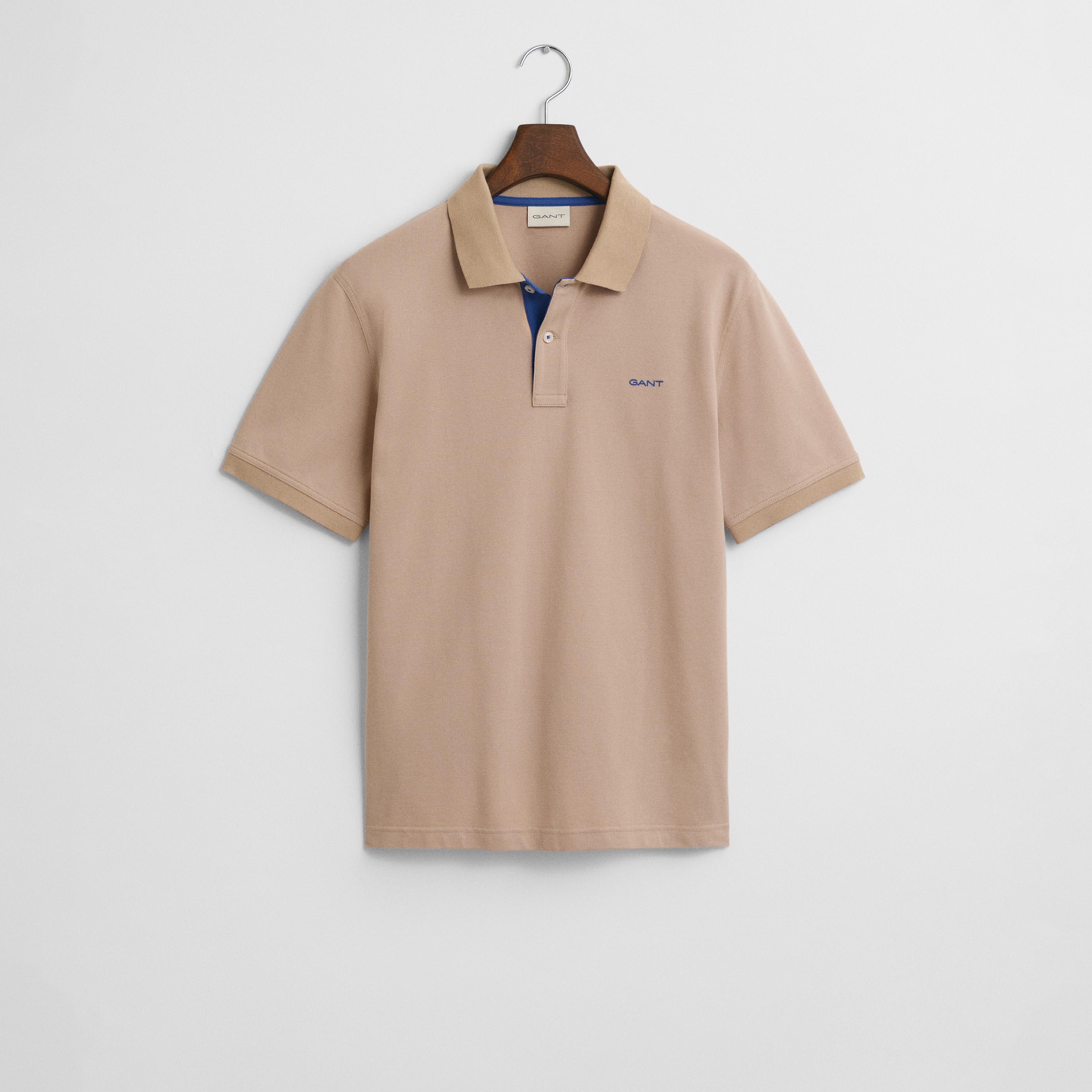 GANT Erkek Bej Regular Fit Polo