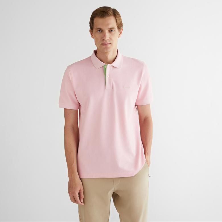 GANT Erkek Pembe Regular Fit Polo