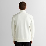 GANT Erkek Beyaz Regular Fit Fermuarlı Sweatshirt