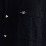 GANT Erkek Siyah Regular Fit Gömlek Yaka Gömlek
