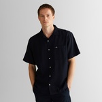 GANT Erkek Siyah Regular Fit Gömlek Yaka Gömlek