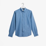 GANT Erkek Mavi Regular Fit Düğmeli Yaka Gömlek