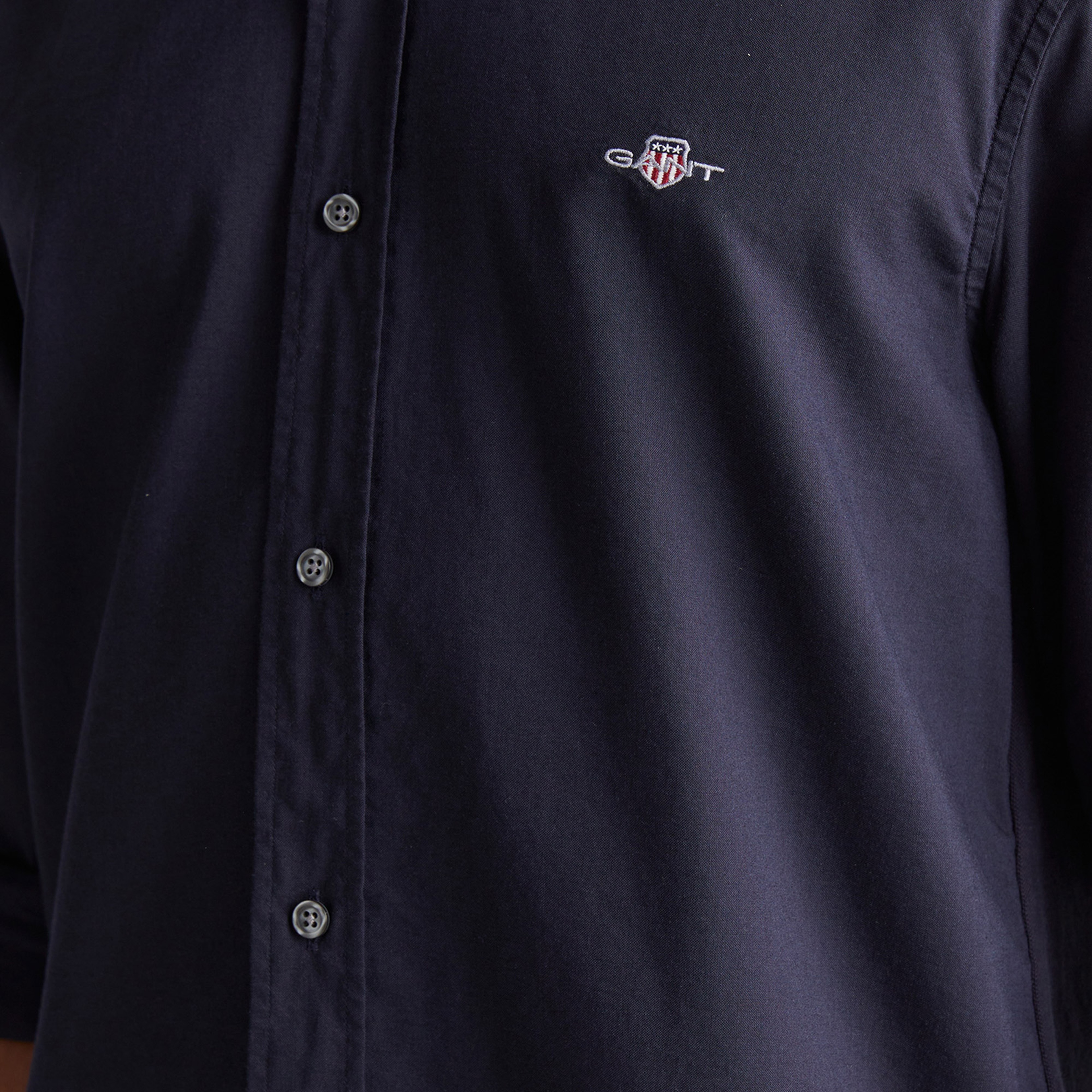 GANT Erkek Laciver Düğmeli Yaka Logolu Gömlek