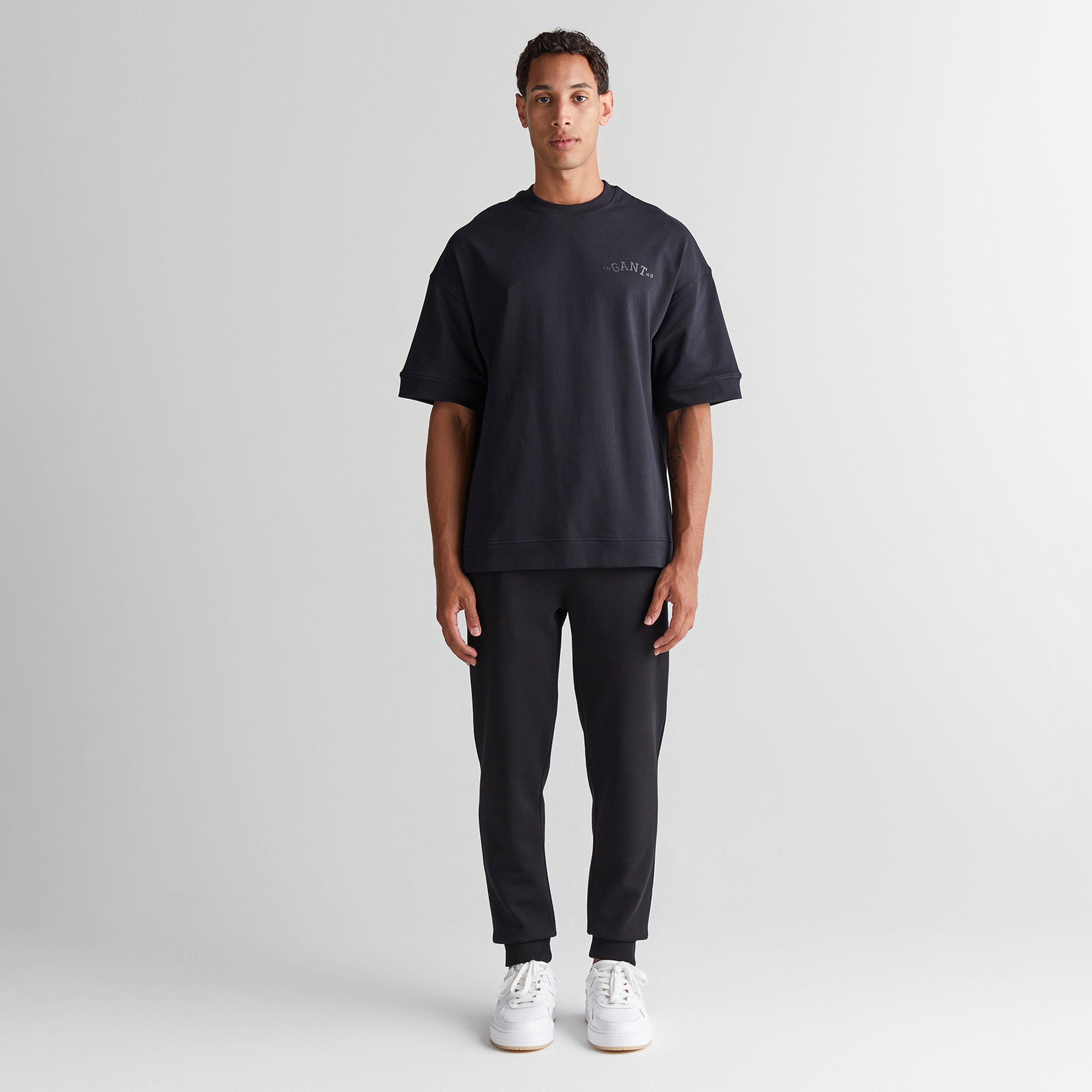 GANT Erkek Siyah Regular Fit Eşofman Altı