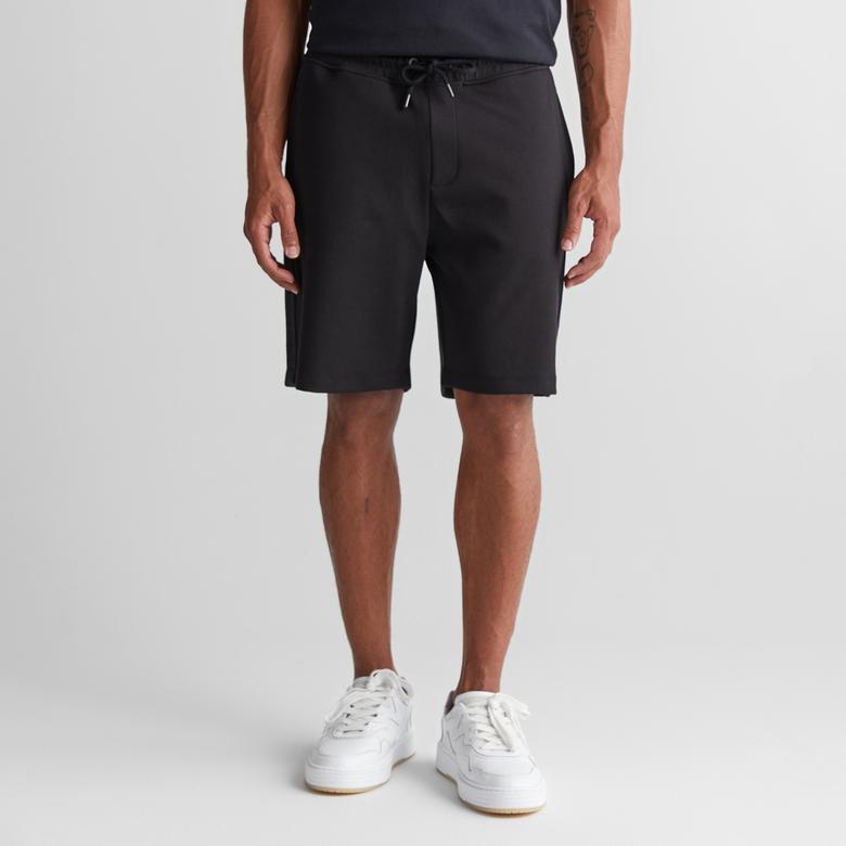 GANT Erkek Siyah Regular Fit Logolu Şort