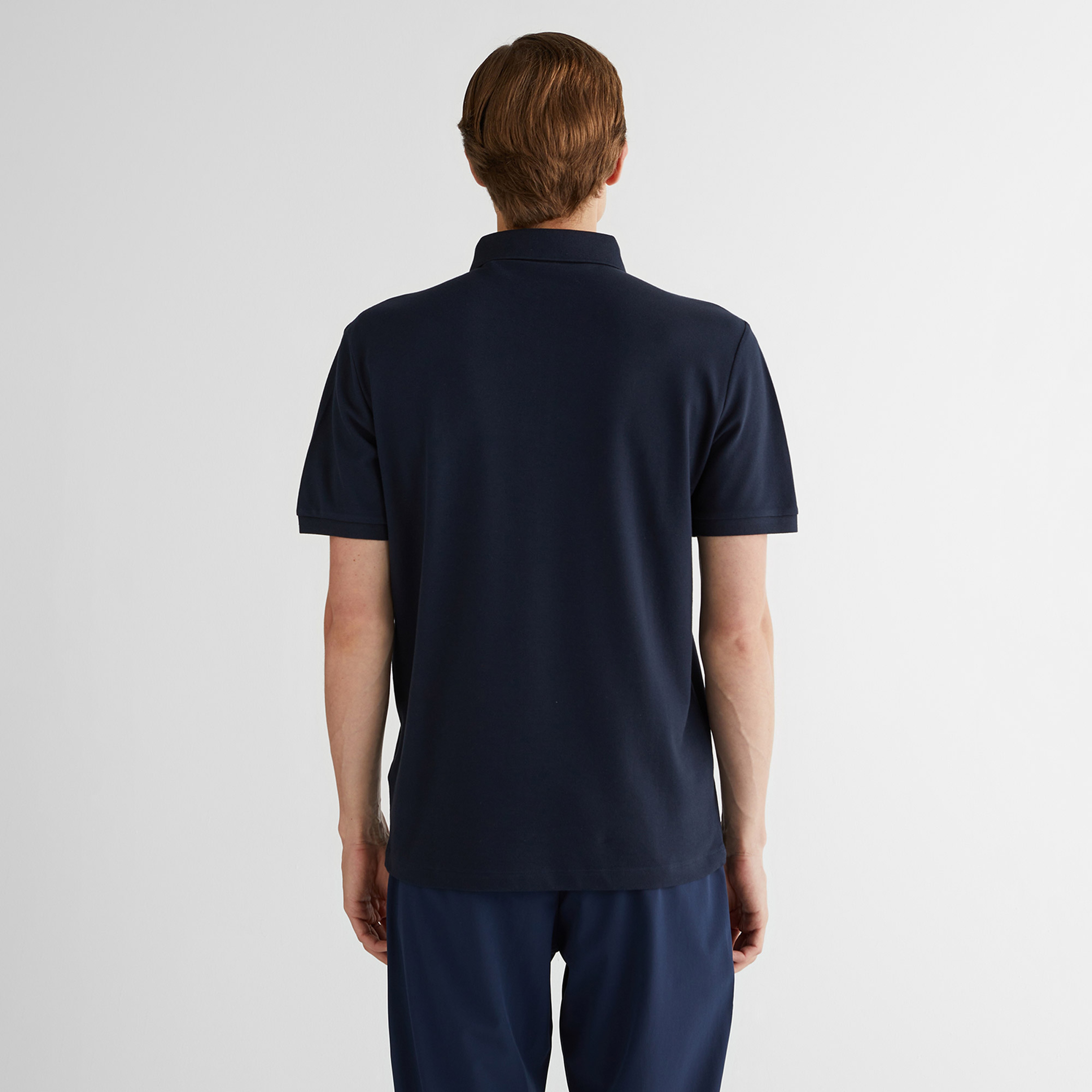 GANT Erkek Lacivert Kısa Kollu Polo