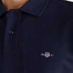 GANT Erkek Lacivert Relaxed Fit Polo
