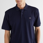 GANT Erkek Lacivert Relaxed Fit Polo